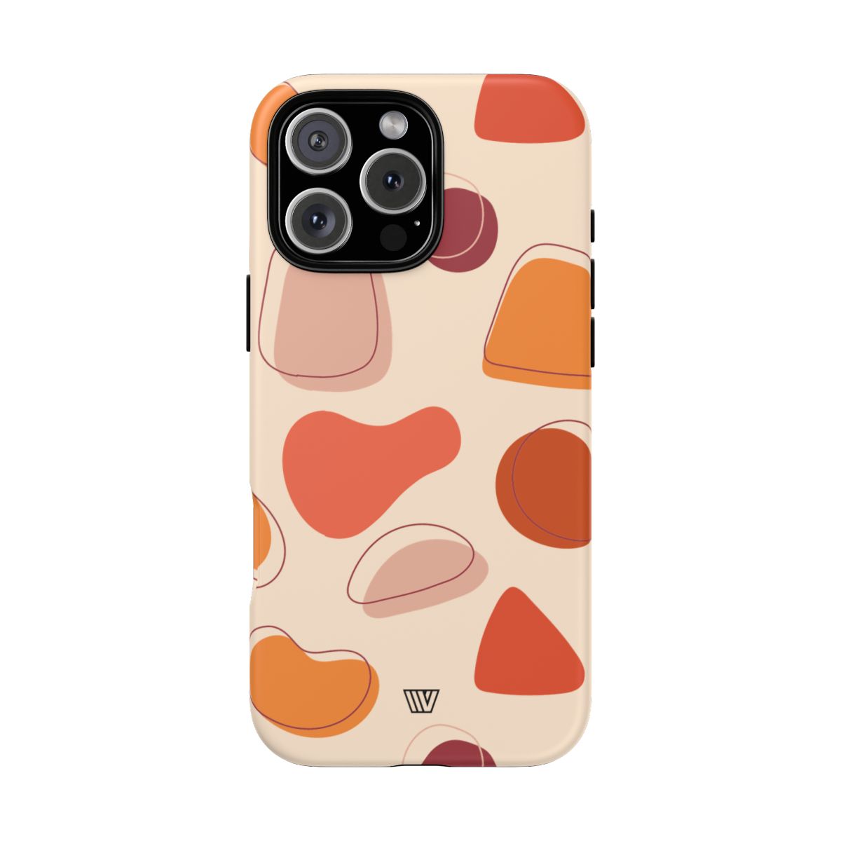 Tough Impact-Resistant Phone Case with Dual Layer WARM SHAPES
