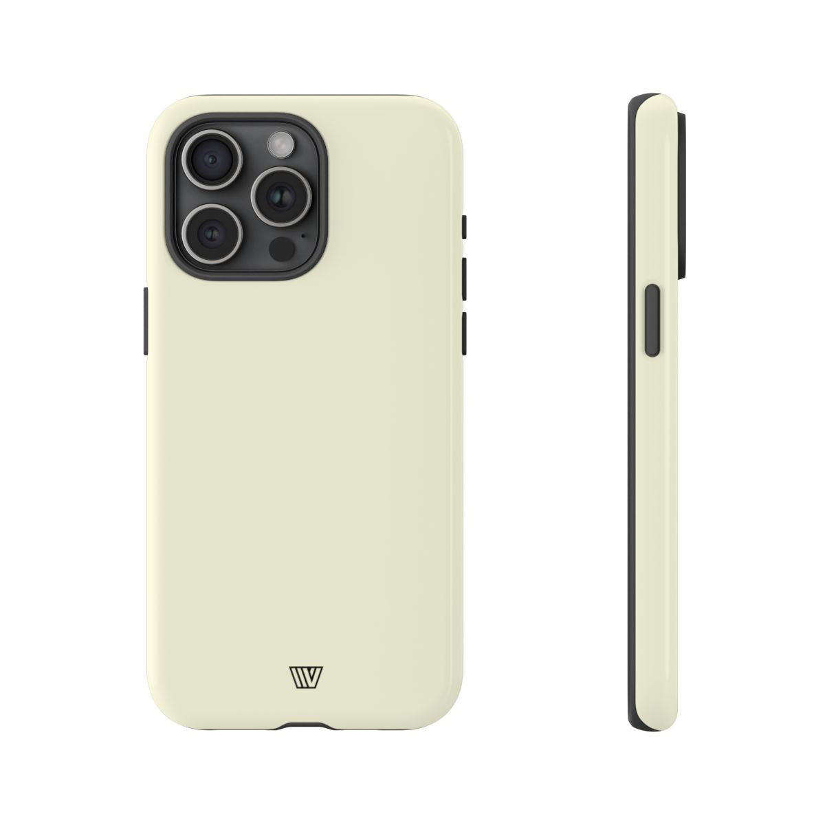 Tough Ivory Phone Case Dual Layer Impact-Resistant Trovvve