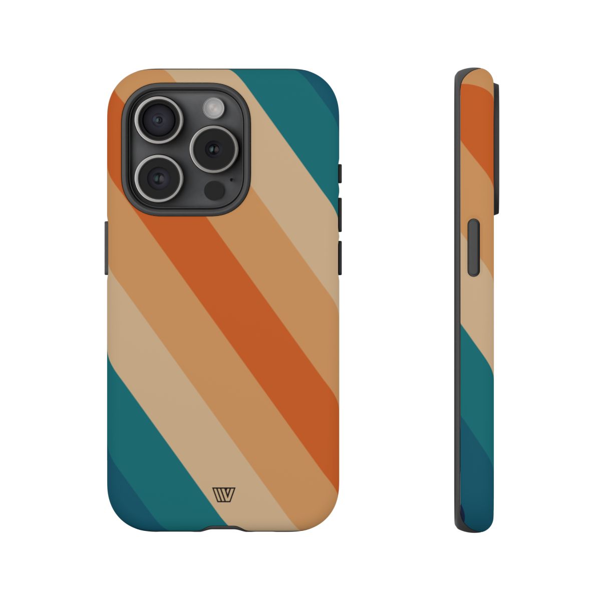 Retro Stripe Tough Phone Case 70s Style