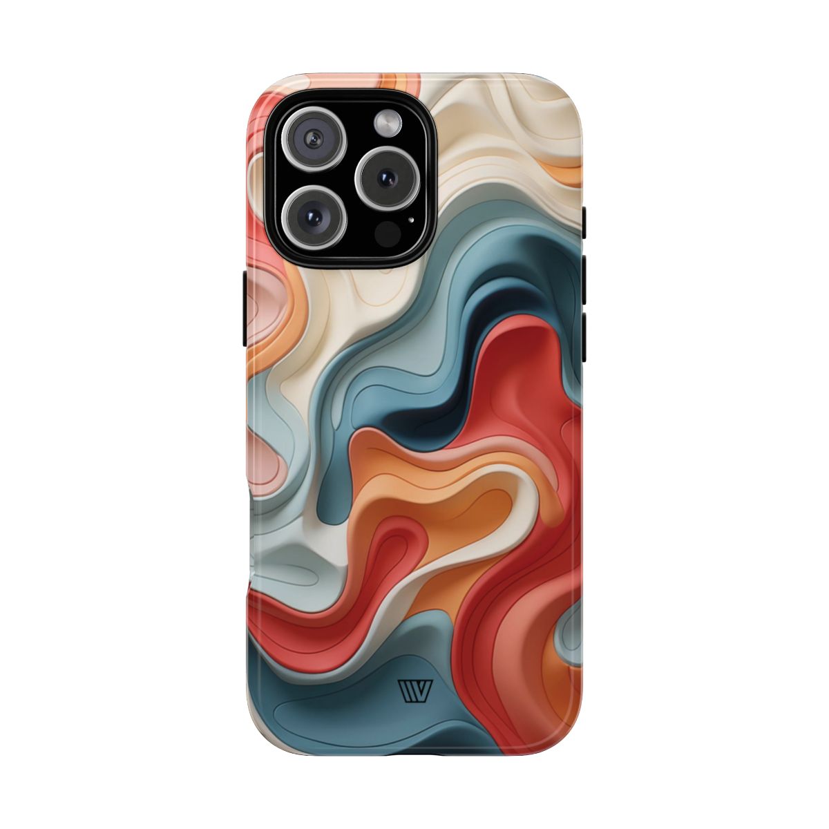 3D Colorful Clay Tough Phone Case