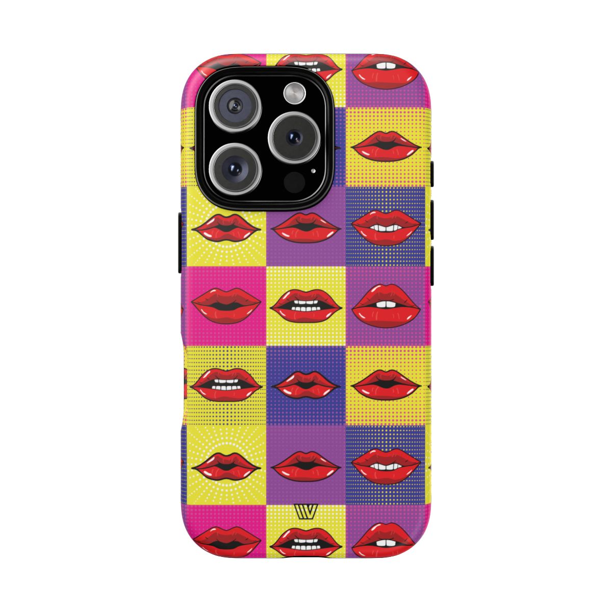 Tough Phone Case Dual-layer Protection POP ART LIPS