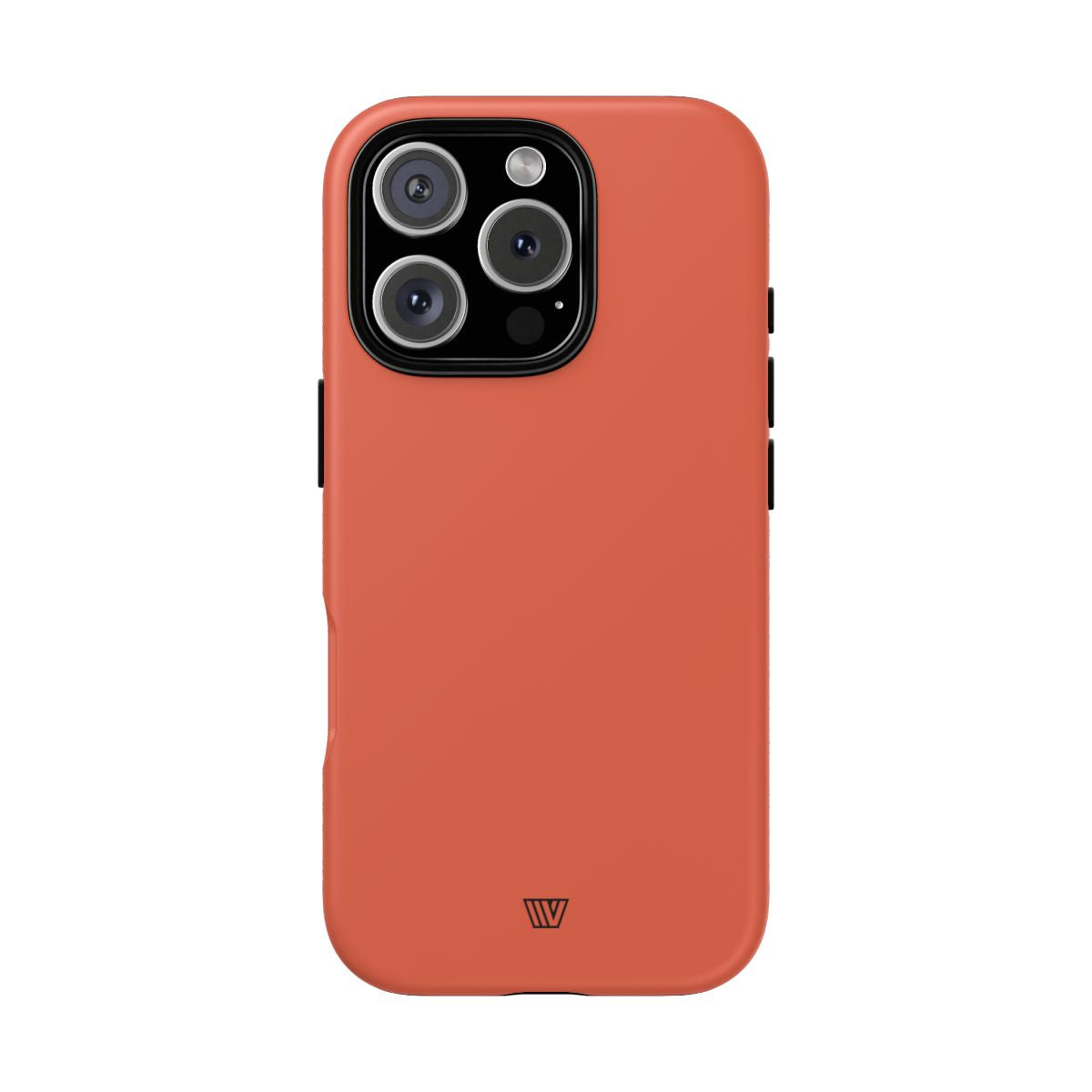 Burnt Sienna Tough Phone Case Dual-Layer Protection