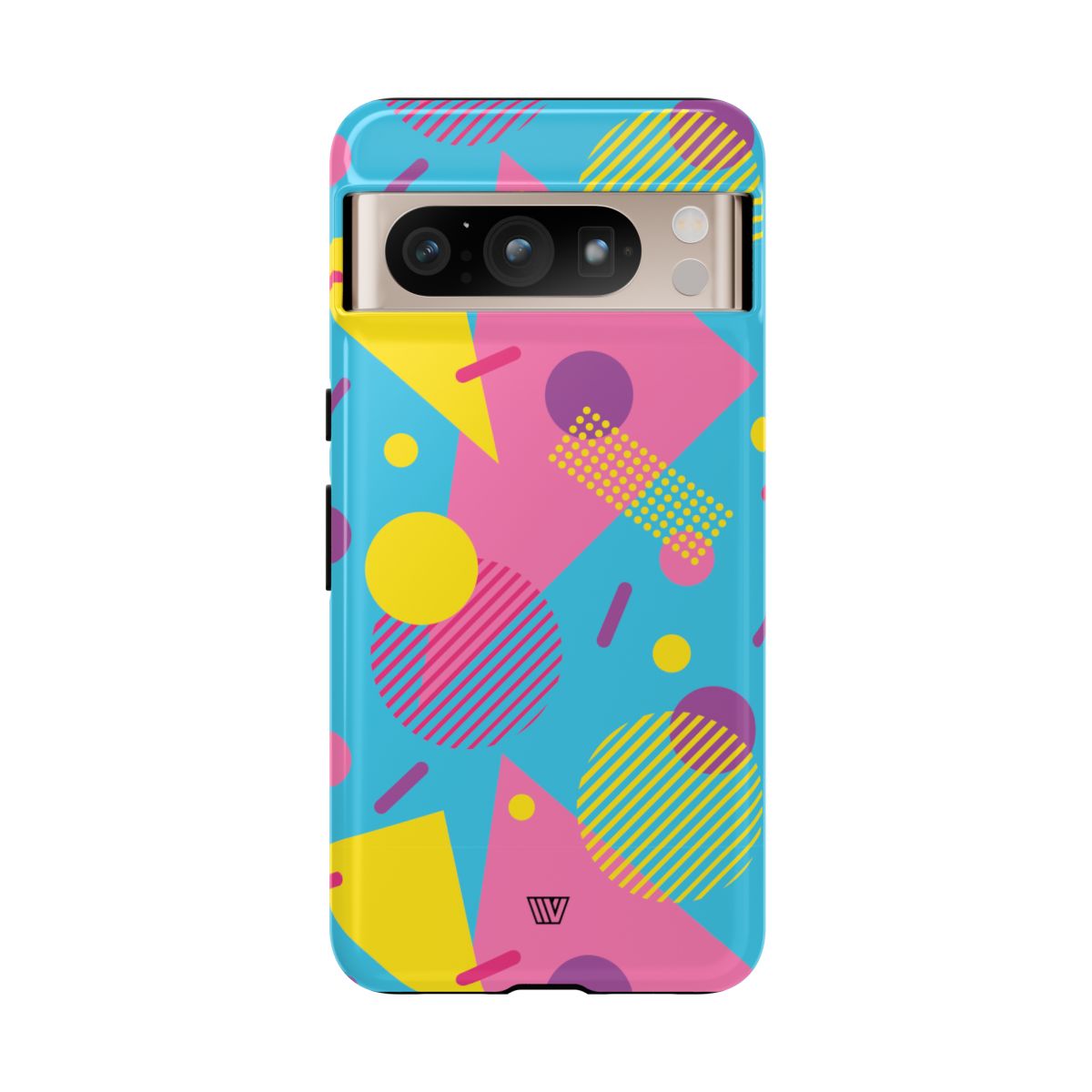Retro Pattern Light Blue Tough Phone Case