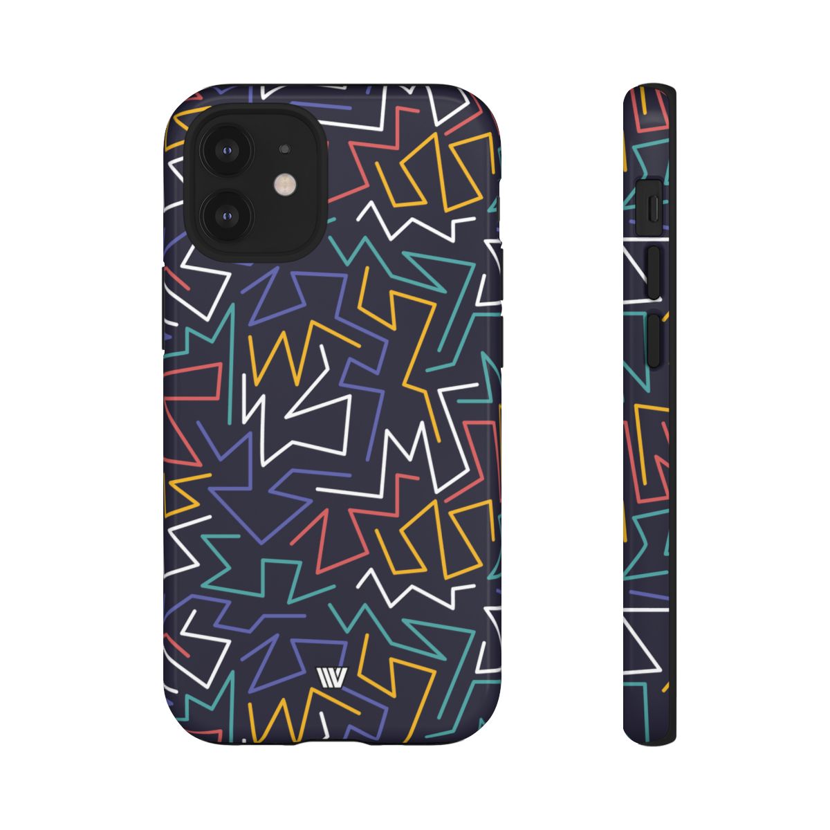 Tough Impact Resistant Phone Case ZIGZAG NIGHT