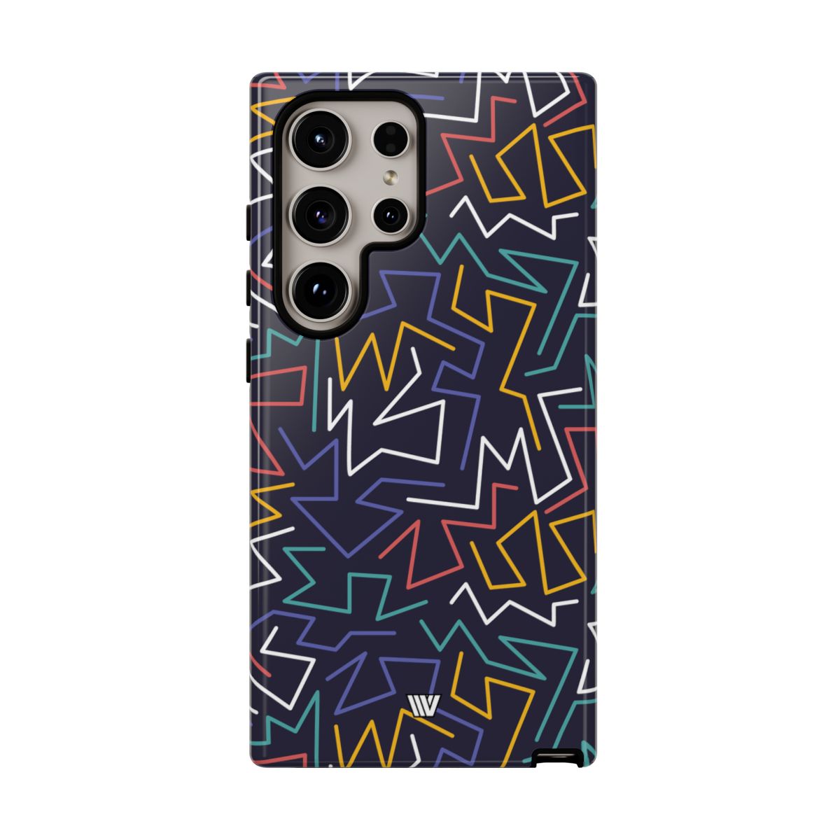 Tough Impact Resistant Phone Case ZIGZAG NIGHT
