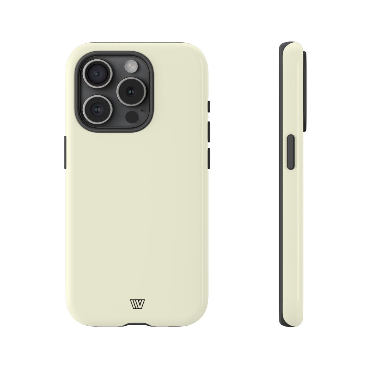 Tough Ivory Phone Case Dual Layer Impact-Resistant Trovvve