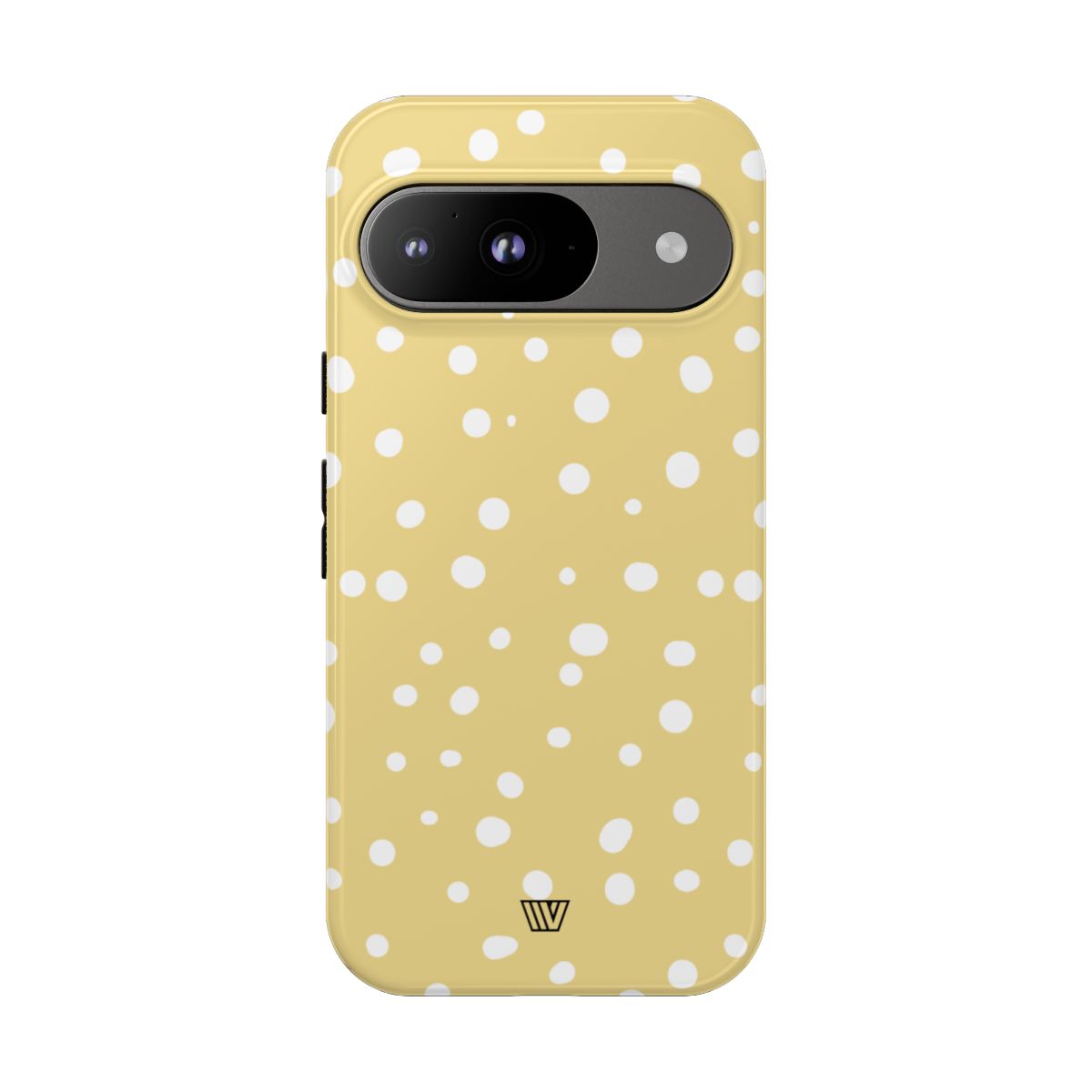 Muted Yellow Dots Tough Phone Case with Impact-Resistant Design