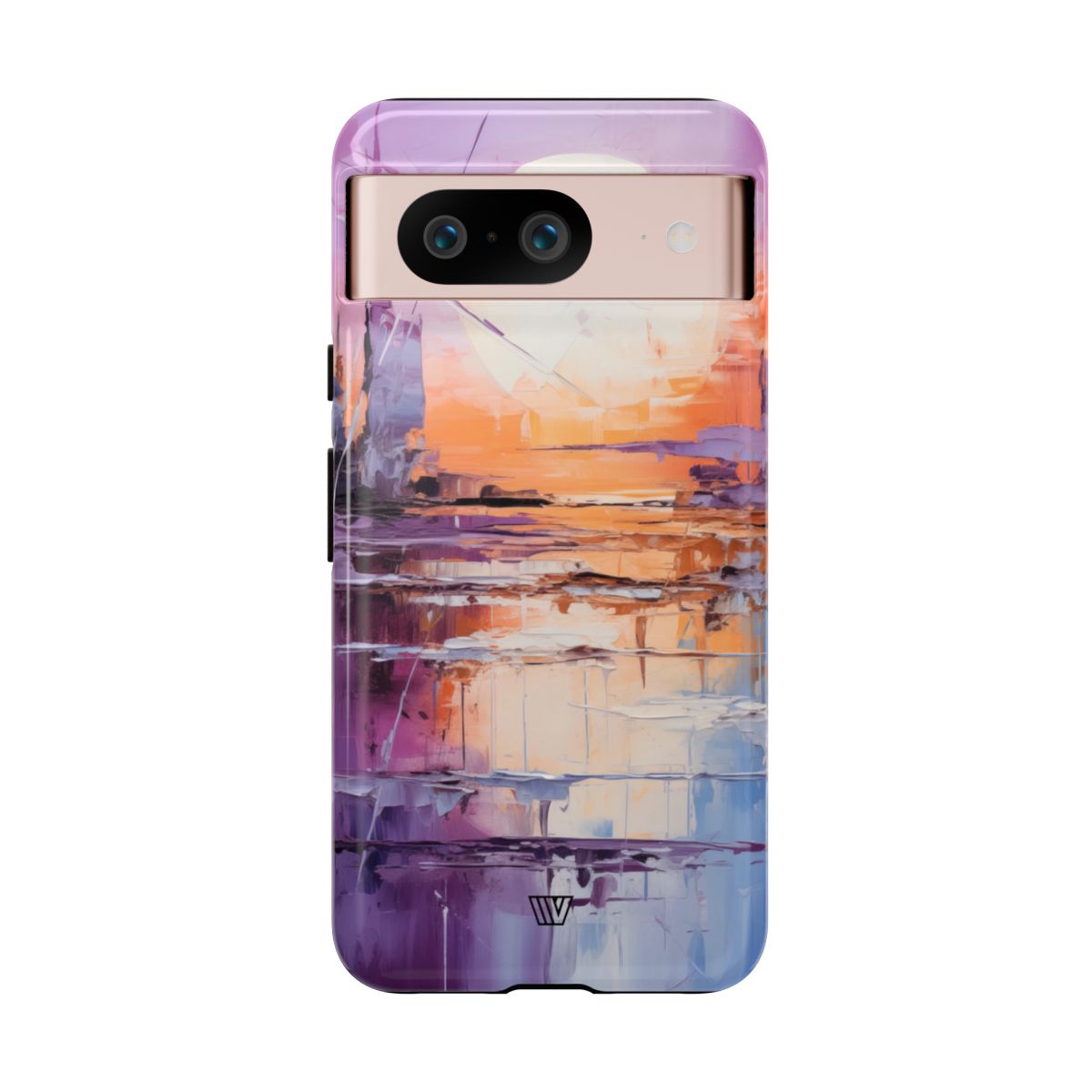 Acrylic Sunset Tough Phone Case Dual-Layer Protection