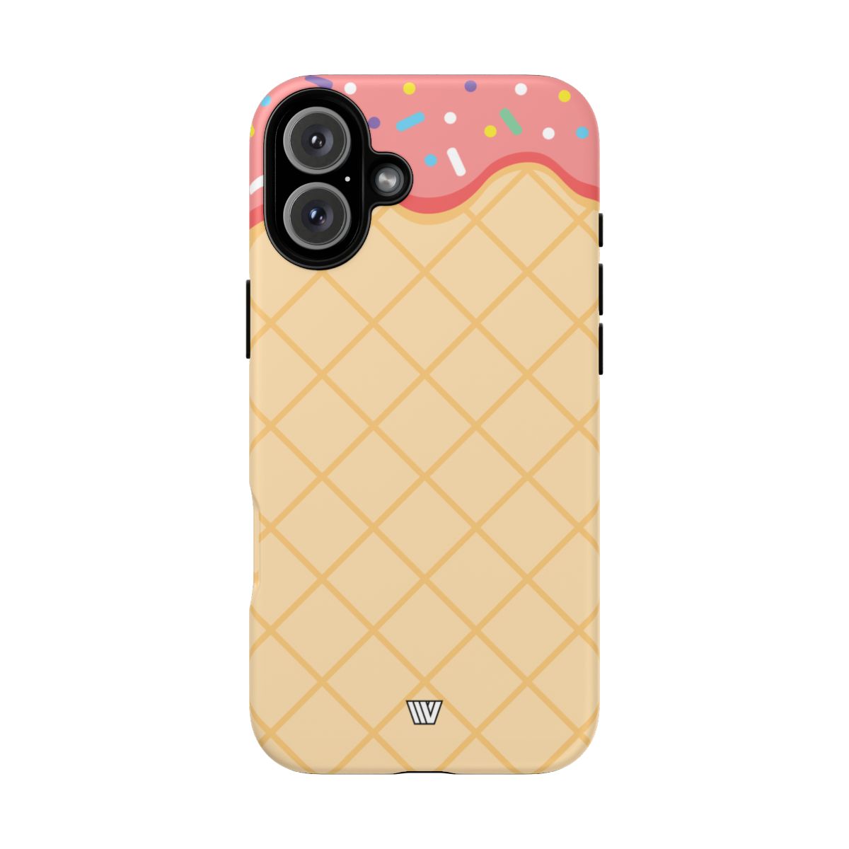 Ice Cream Cone Tough Phone Case Dual-Layer Protection