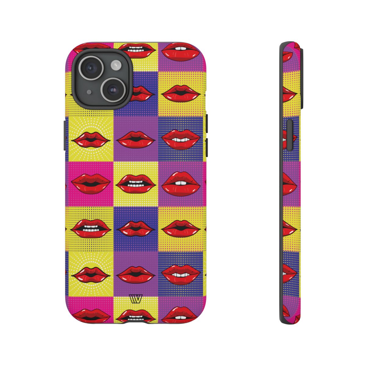 Tough Phone Case Dual-layer Protection POP ART LIPS