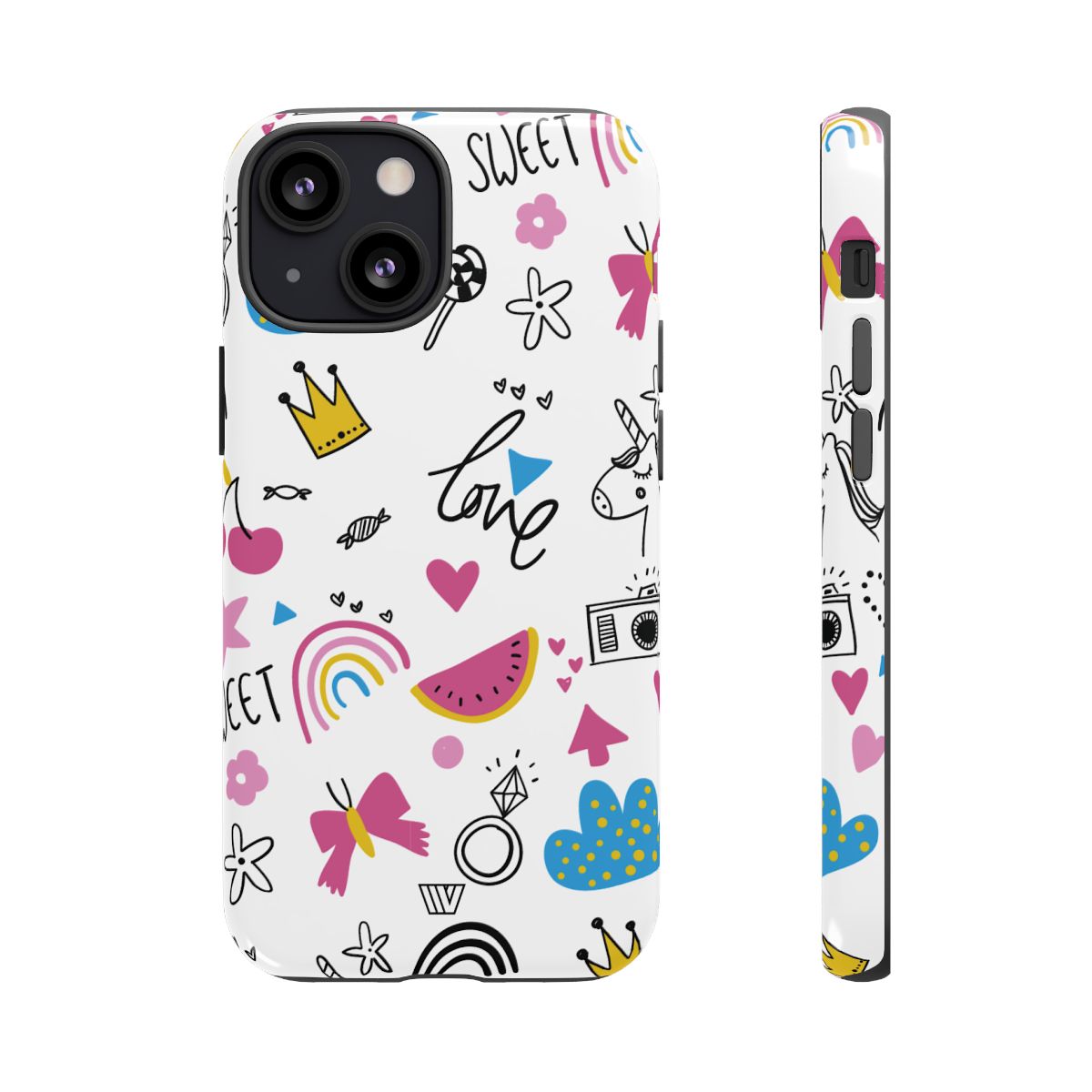Tough Impact Resistant Phone Case SWEET LOVE