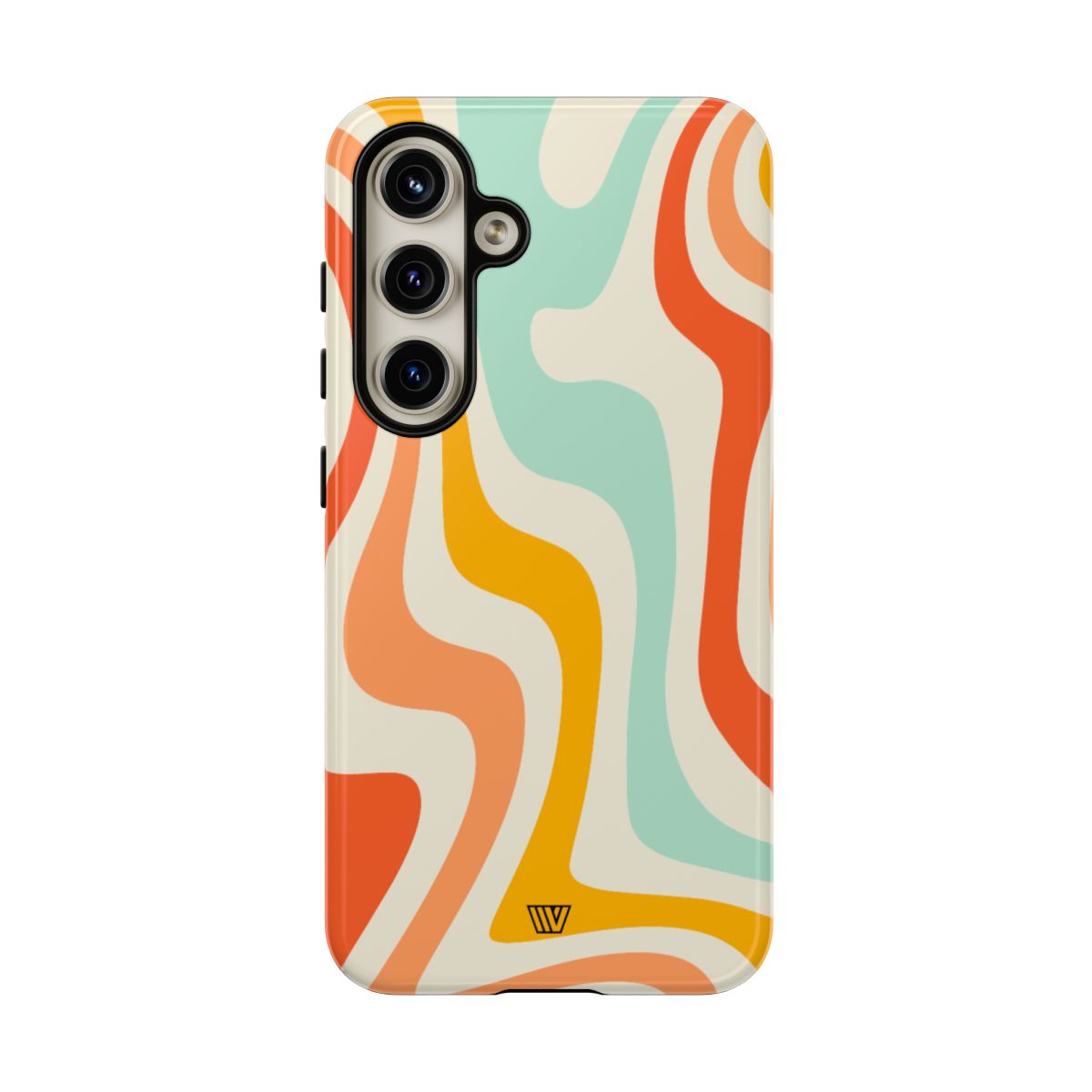 Retro Groovy Swirls Tough Phone Case