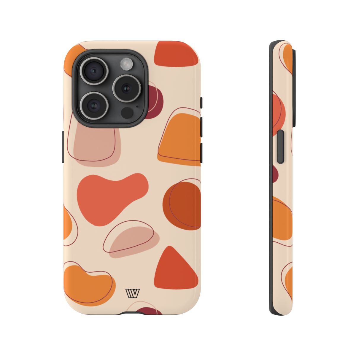 Tough Impact-Resistant Phone Case with Dual Layer WARM SHAPES