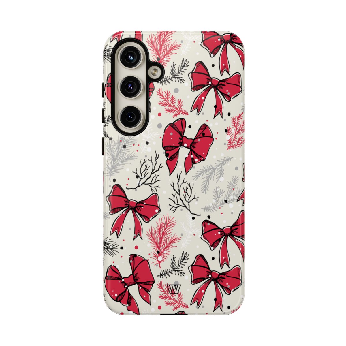 Tough Phone Case Impact-Resistant Dual Layer WINTER BOWS