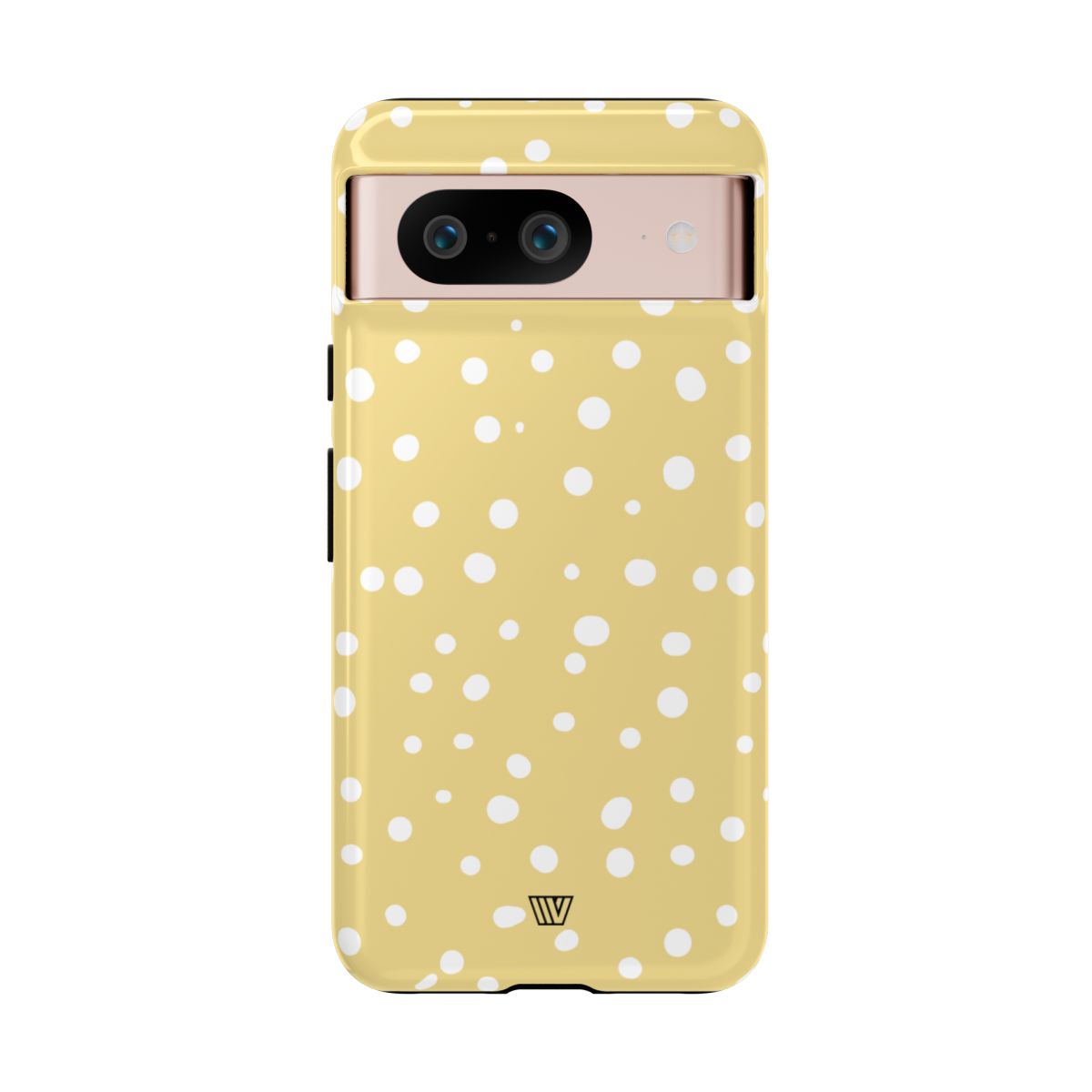 Muted Yellow Dots Tough Phone Case with Impact-Resistant Design