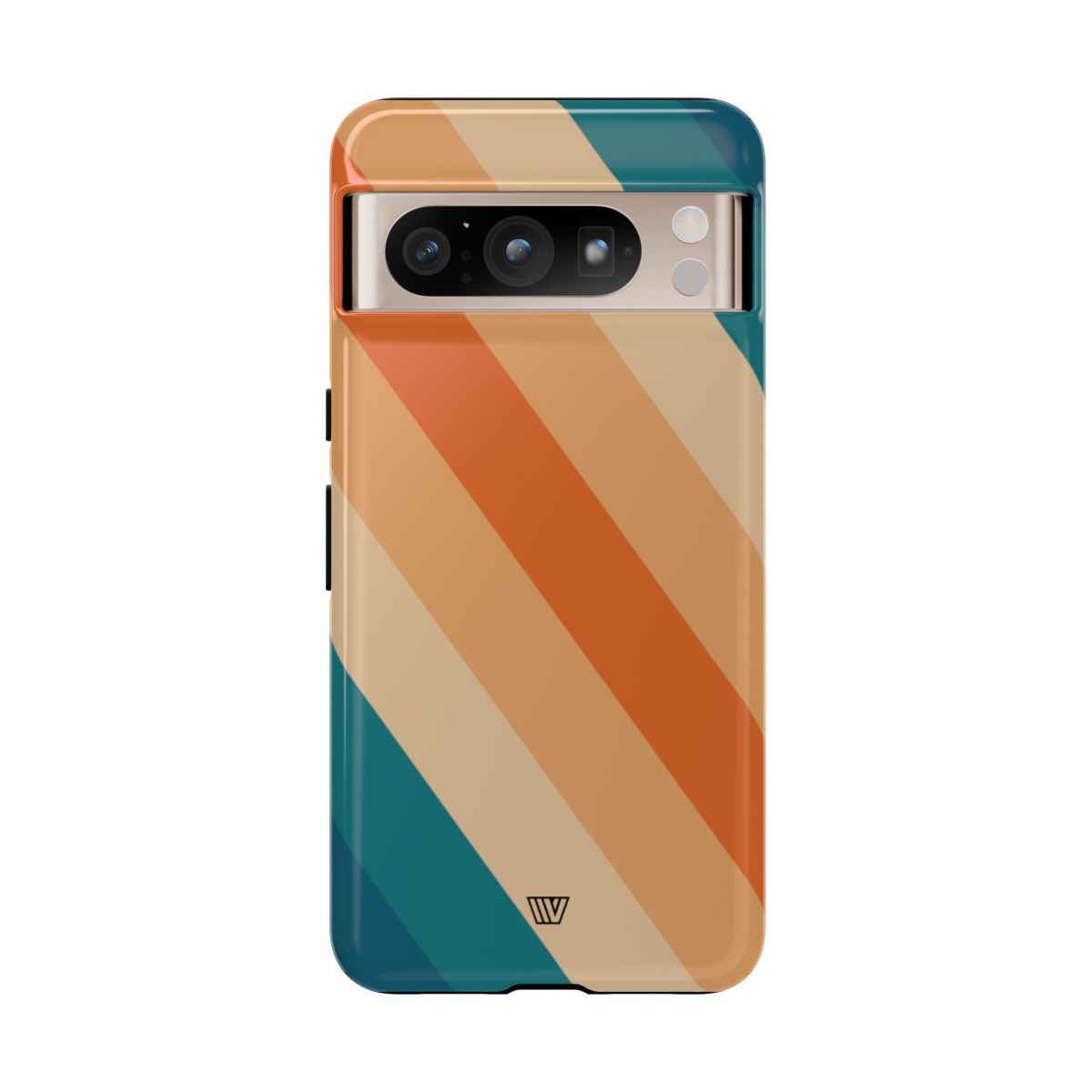 Retro Stripe Tough Phone Case 70s Style