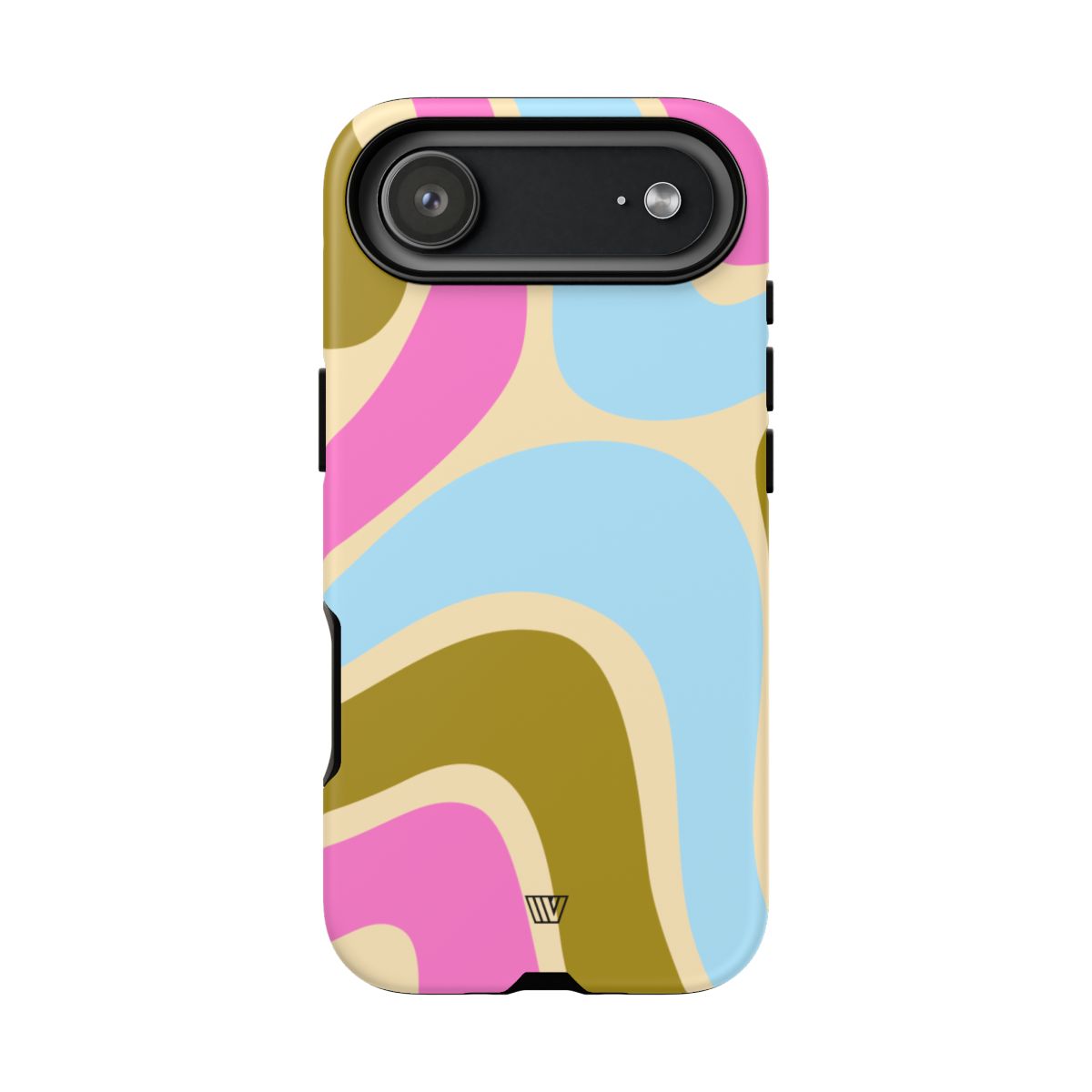 Tough Phone Case Large Groovy Waves Polycarbonate Shell