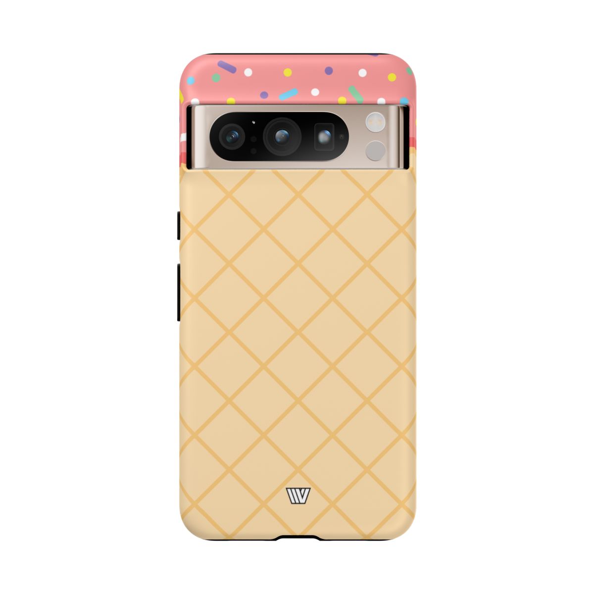 Ice Cream Cone Tough Phone Case Dual-Layer Protection