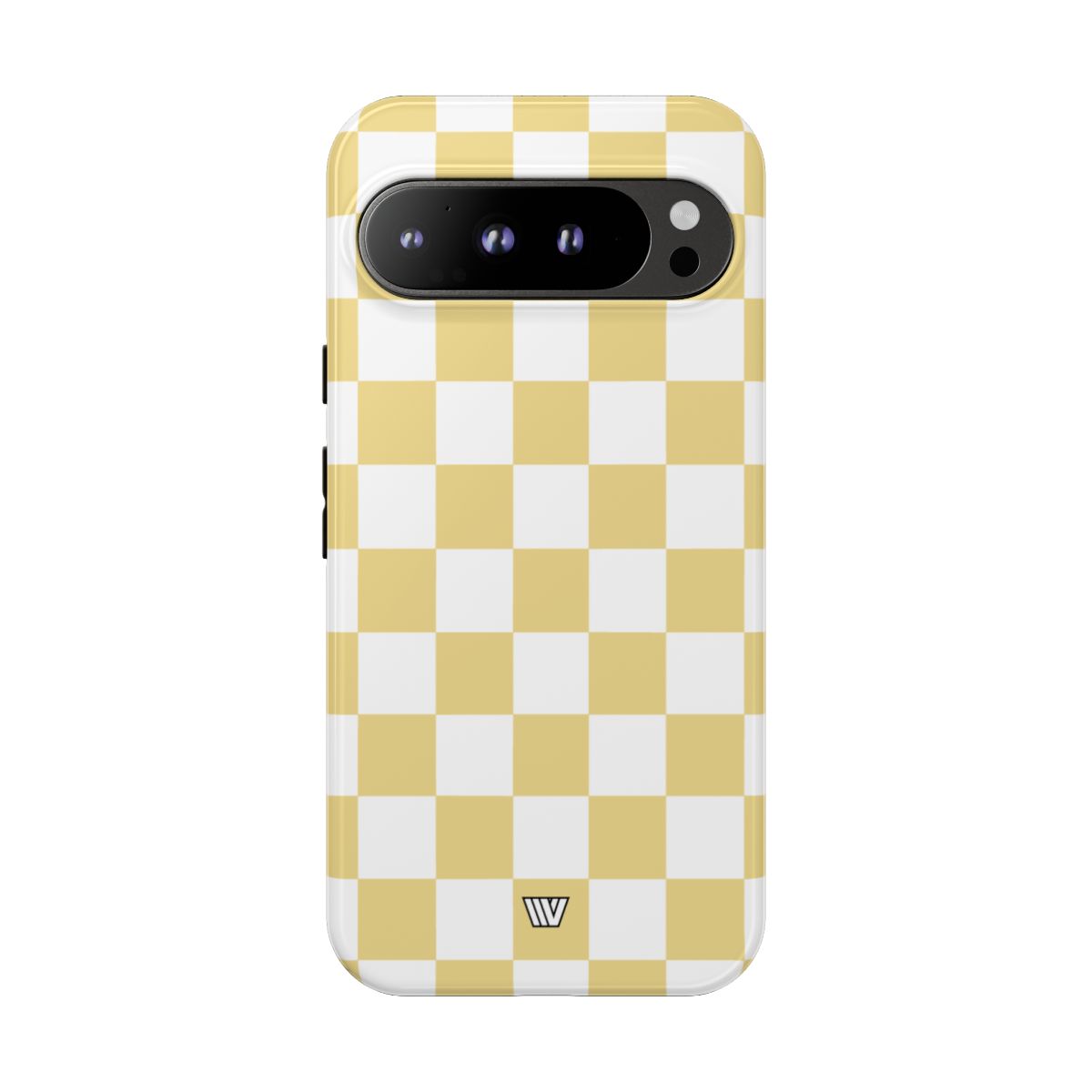 Banana Yellow Checkerboard Tough Phone Case