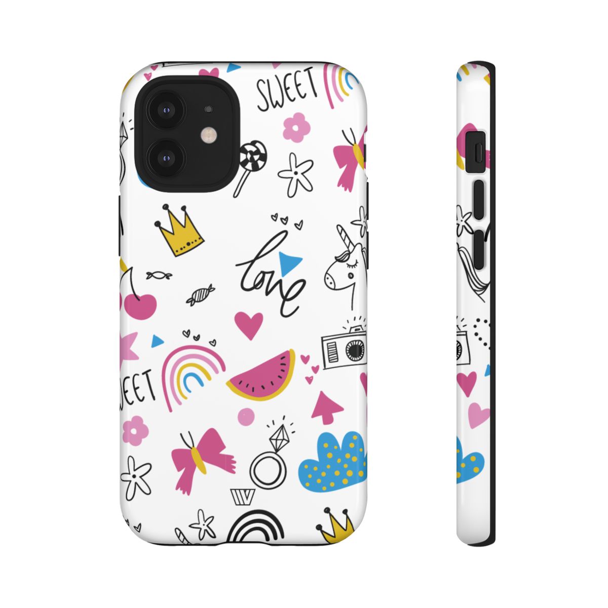 Tough Impact Resistant Phone Case SWEET LOVE