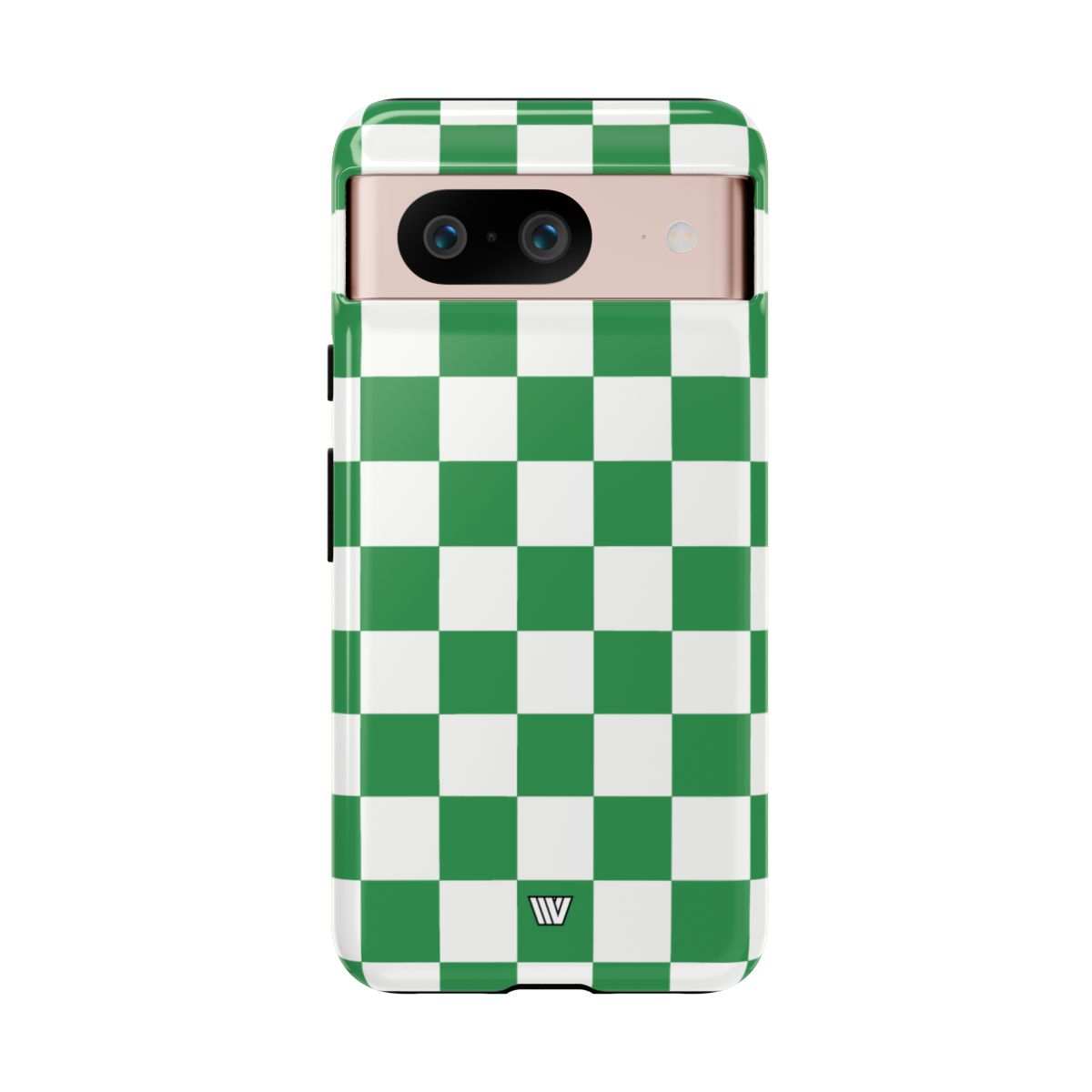Green White Checkerboard Tough Phone Case