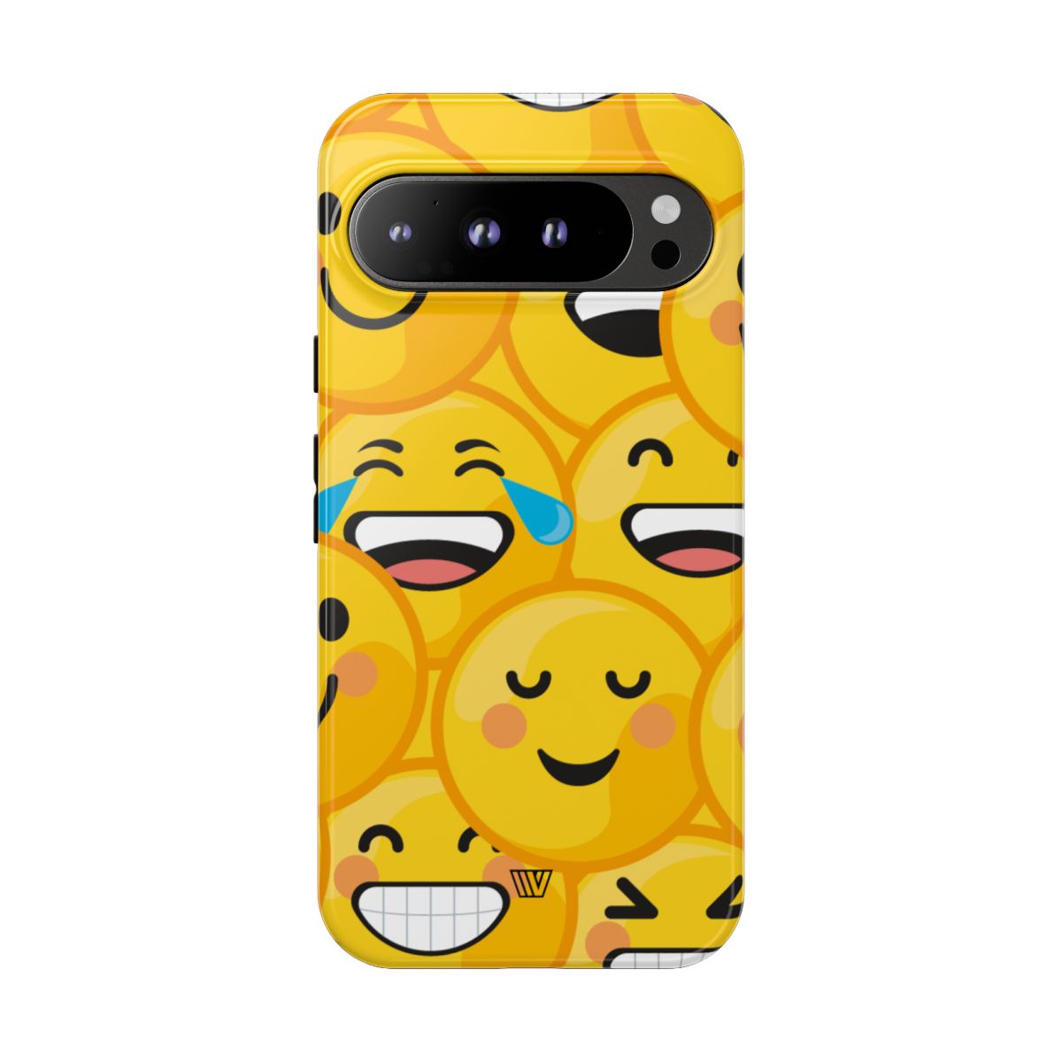Tough Phone Case Impact-Resistant Dual-Layer Polycarbonate EMOJI FACES