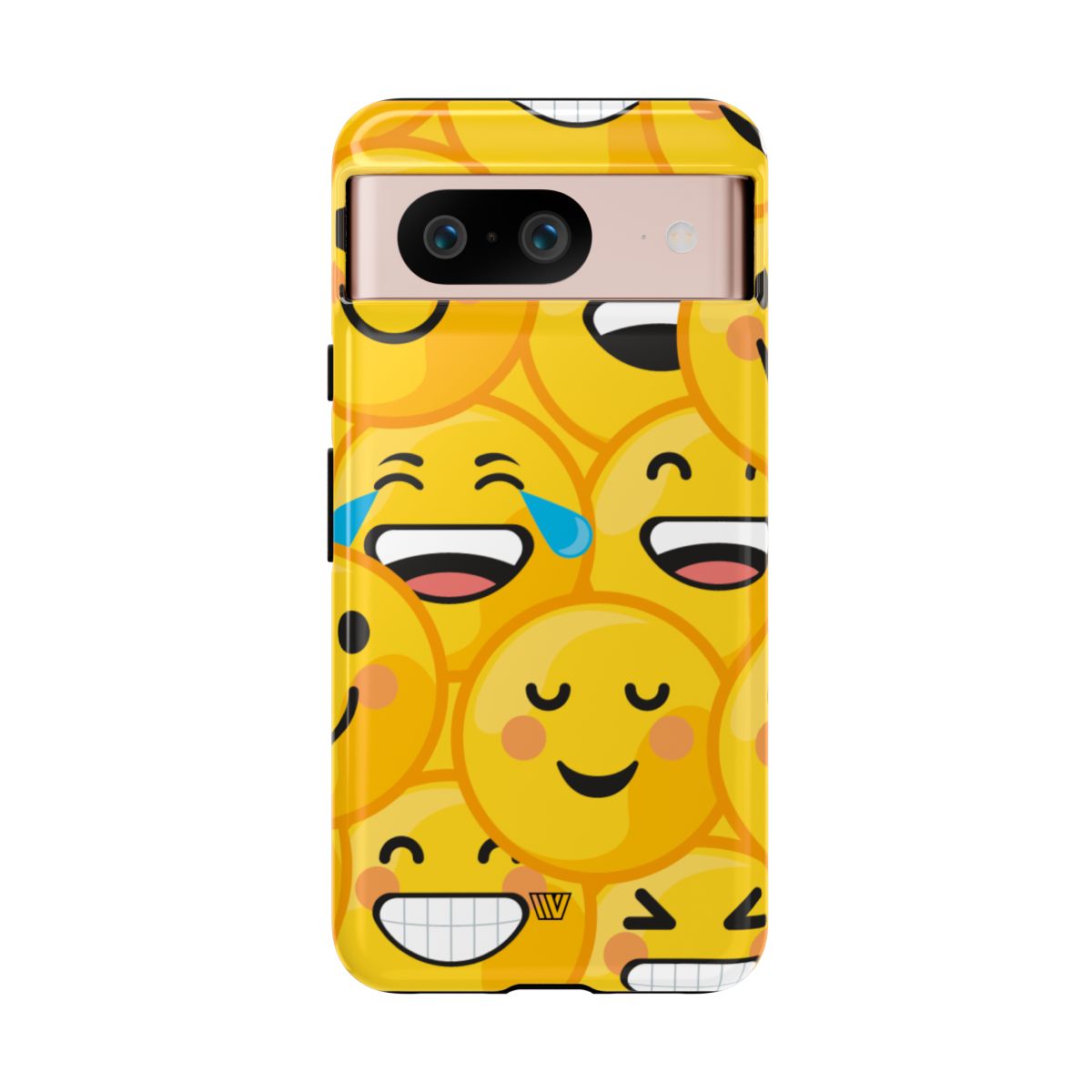 Tough Phone Case Impact-Resistant Dual-Layer Polycarbonate EMOJI FACES