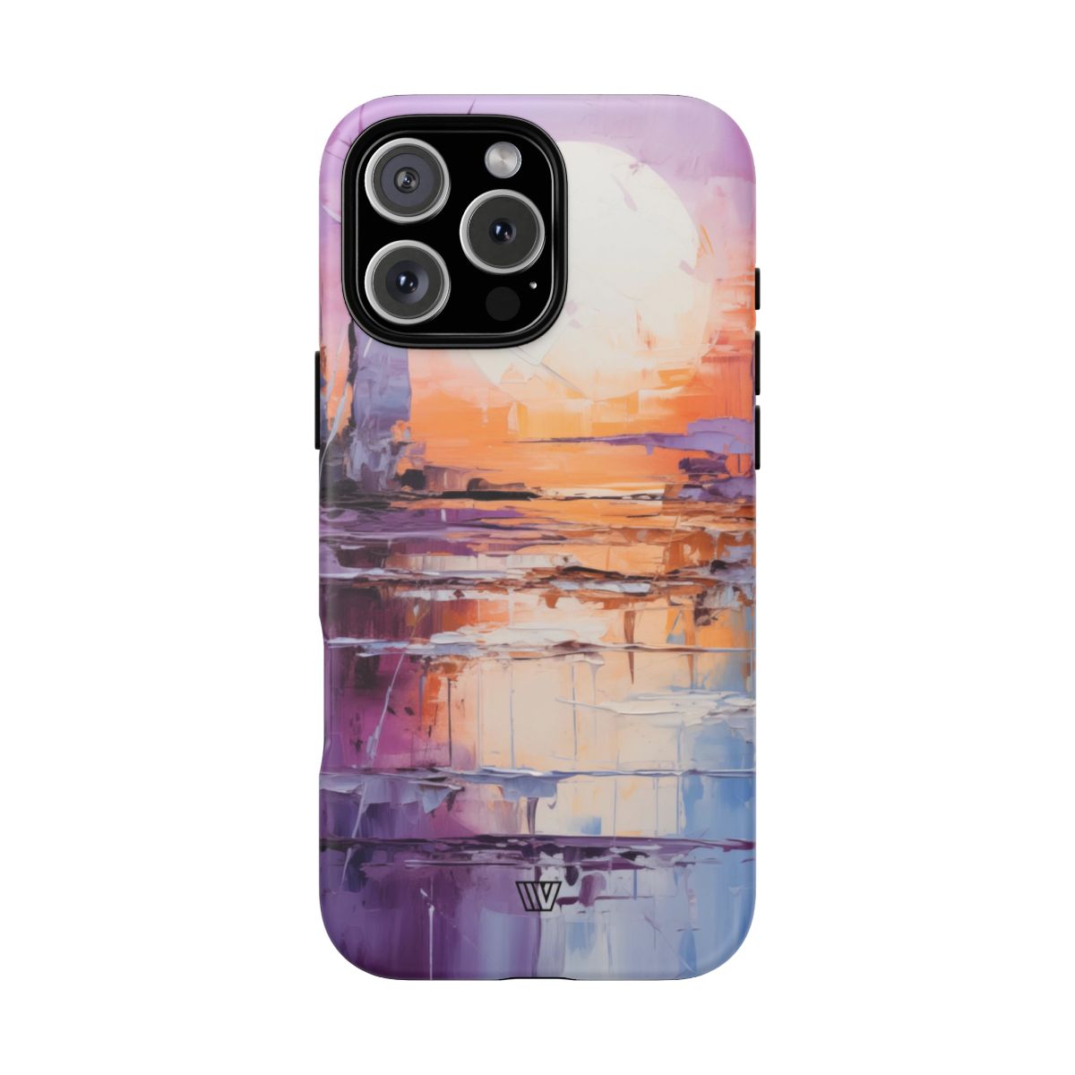 Acrylic Sunset Tough Phone Case Dual-Layer Protection