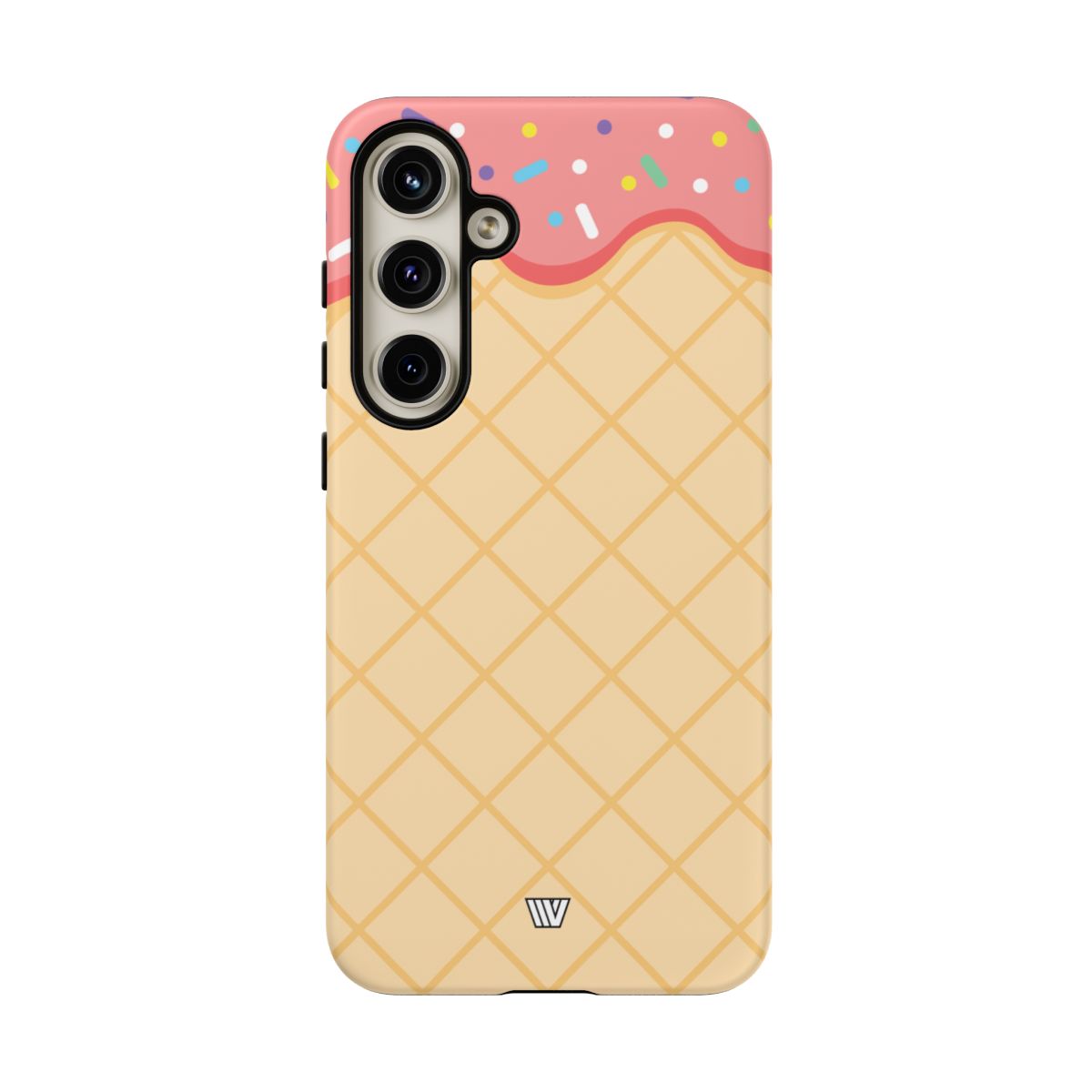 Ice Cream Cone Tough Phone Case Dual-Layer Protection