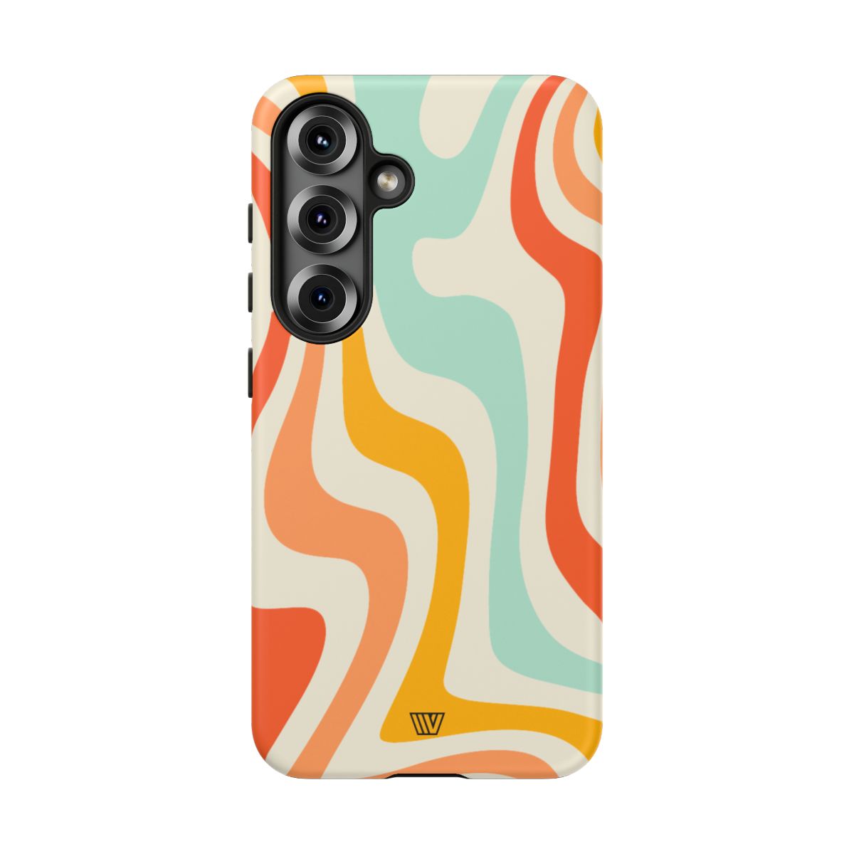 Retro Groovy Swirls Tough Phone Case