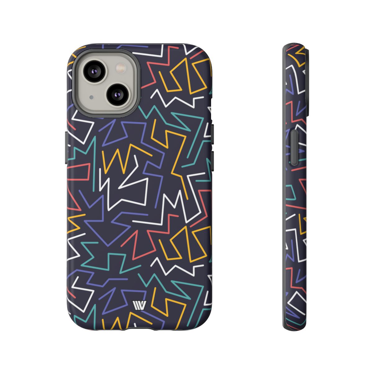 Tough Impact Resistant Phone Case ZIGZAG NIGHT