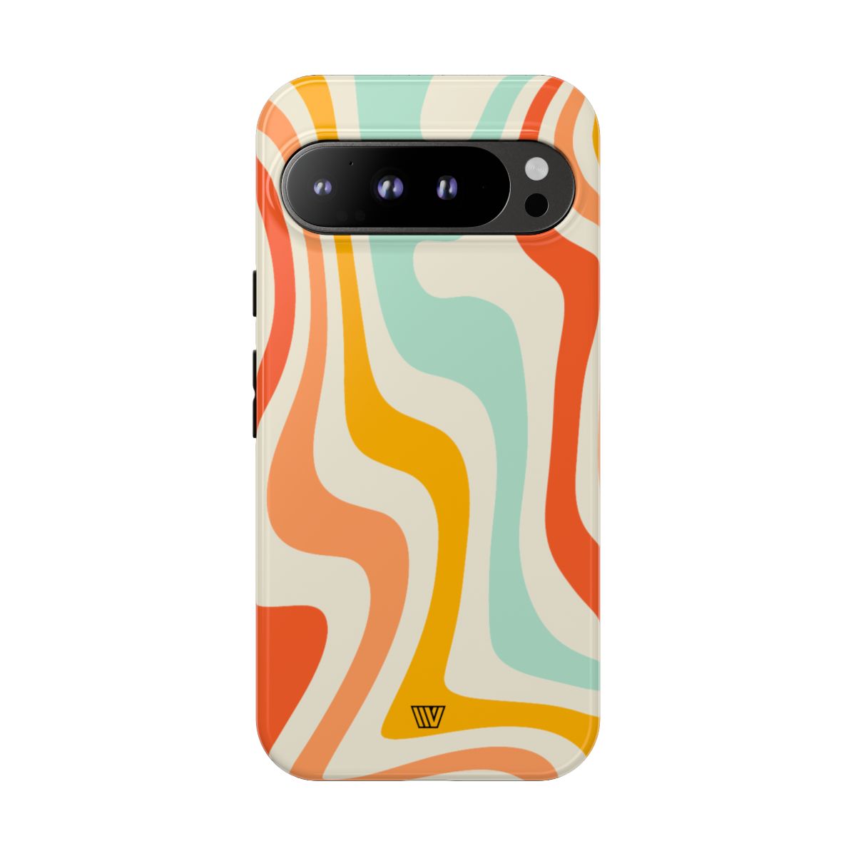 Retro Groovy Swirls Tough Phone Case