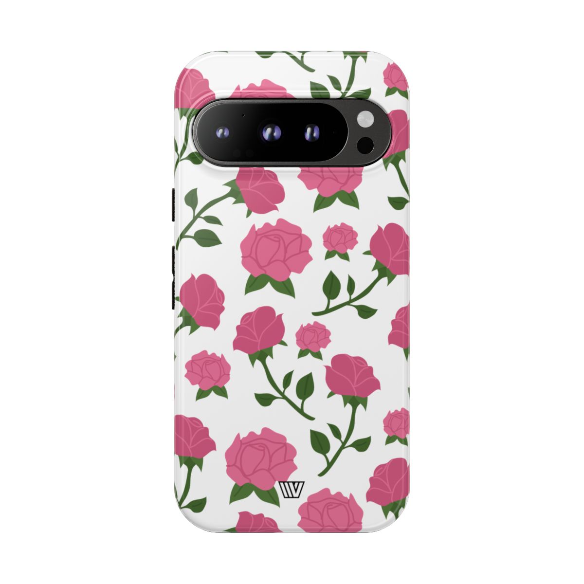 Pink Roses Tough Phone Case Dual-Layer Protective Trovvve