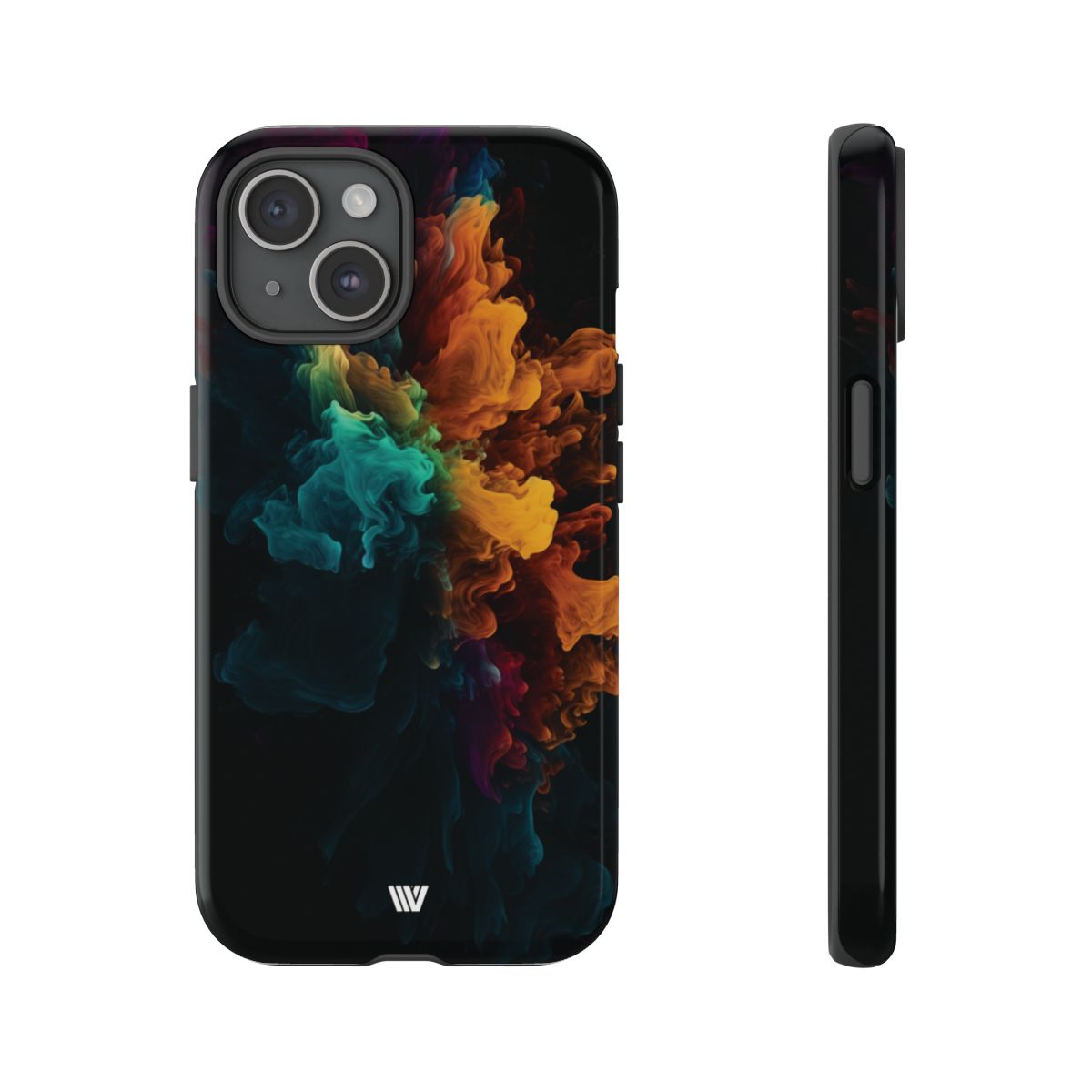Tough Phone Case Dual-Layer Protection Color Burst