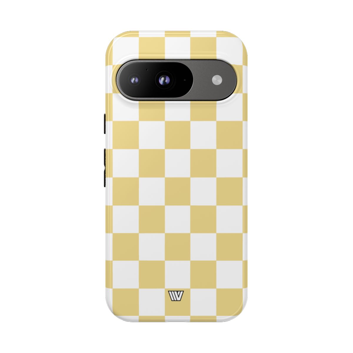 Banana Yellow Checkerboard Tough Phone Case