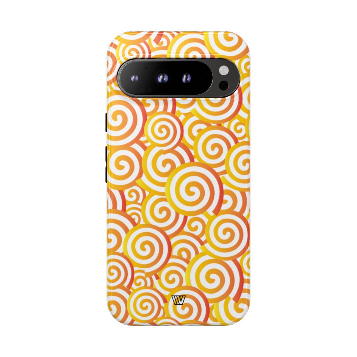 Abstract Spiral Orange Tough Phone Case