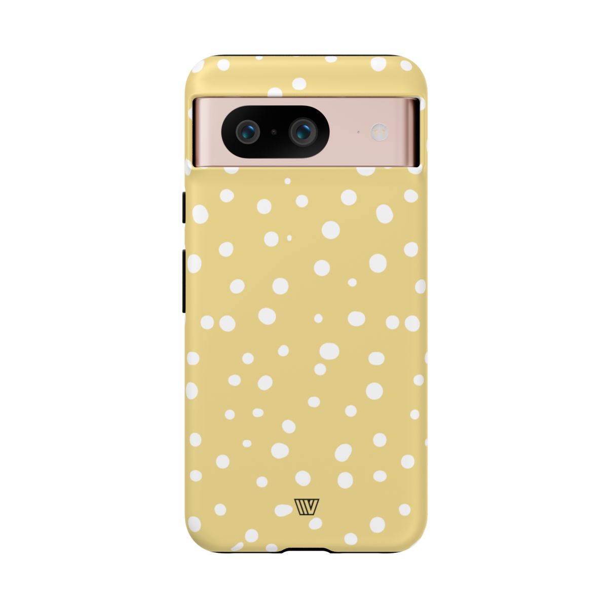 Muted Yellow Dots Tough Phone Case with Impact-Resistant Design