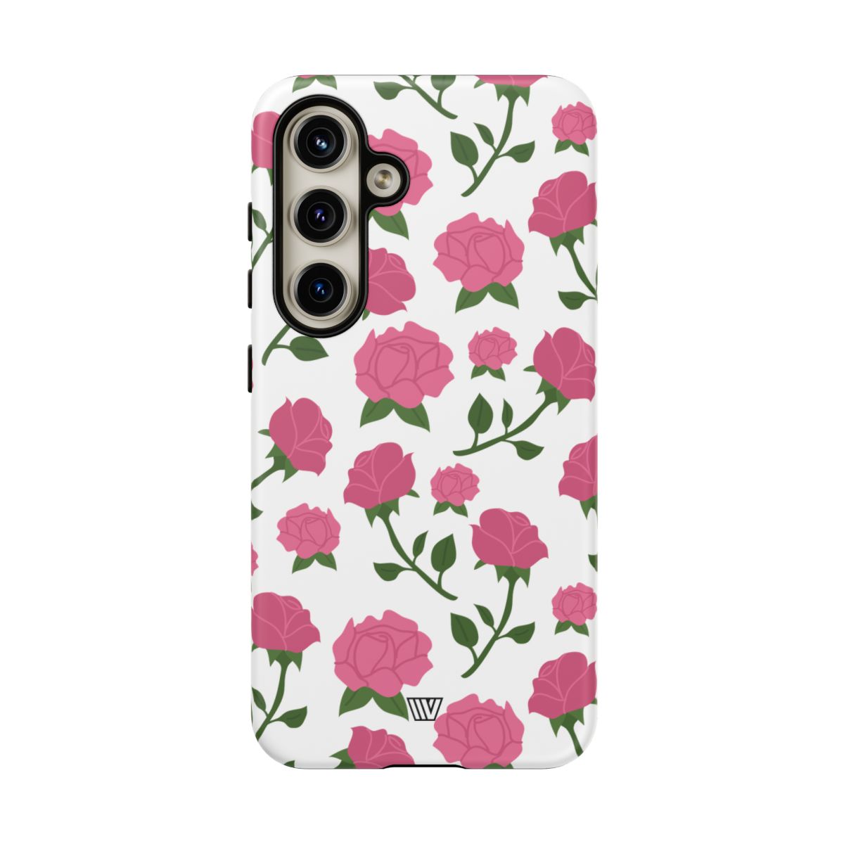 Pink Roses Tough Phone Case Dual-Layer Protective Trovvve