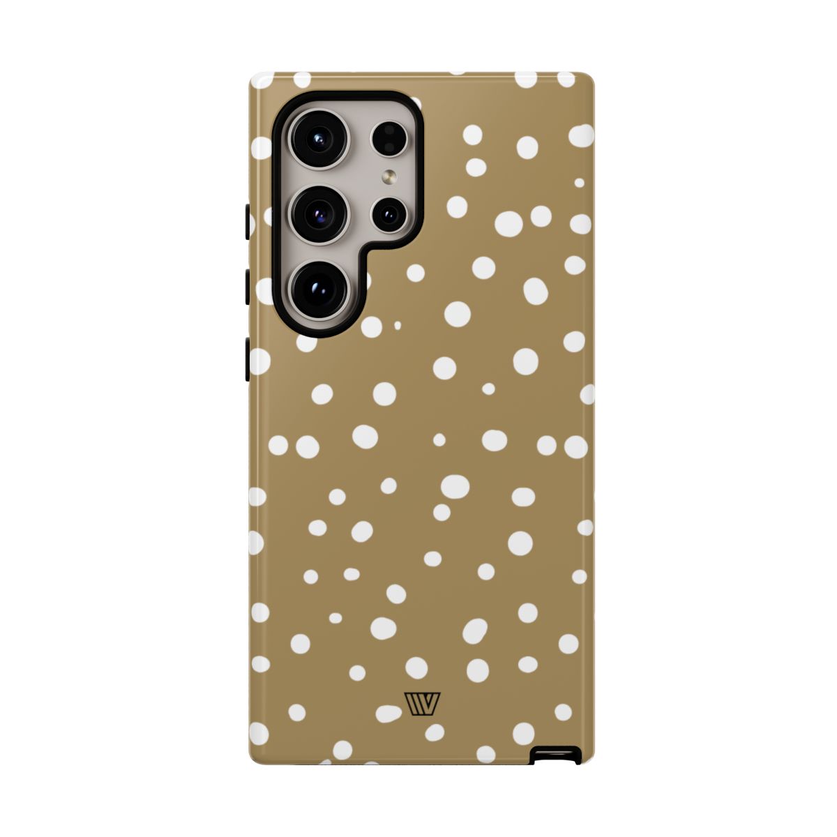 Dark Beige Dots Tough Phone Case