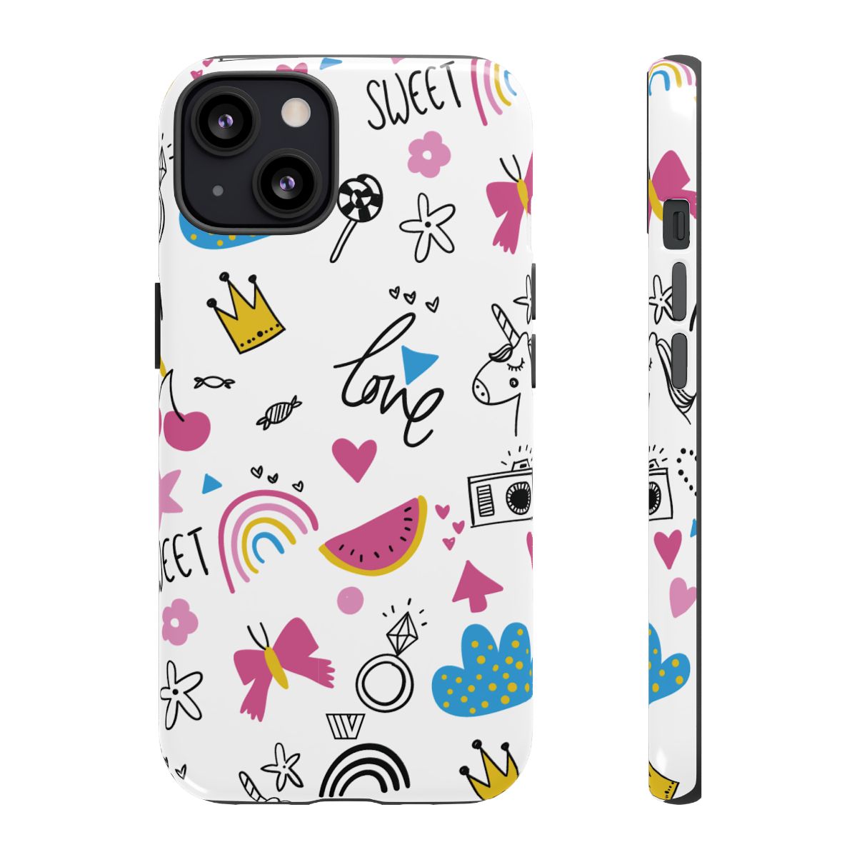 Tough Impact Resistant Phone Case SWEET LOVE
