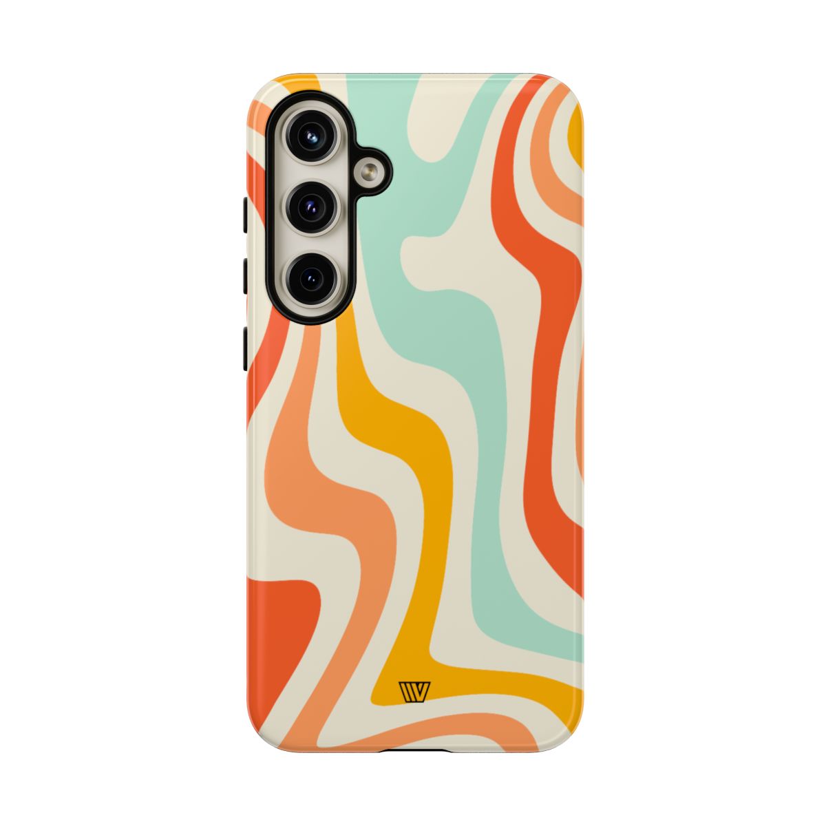 Retro Groovy Swirls Tough Phone Case