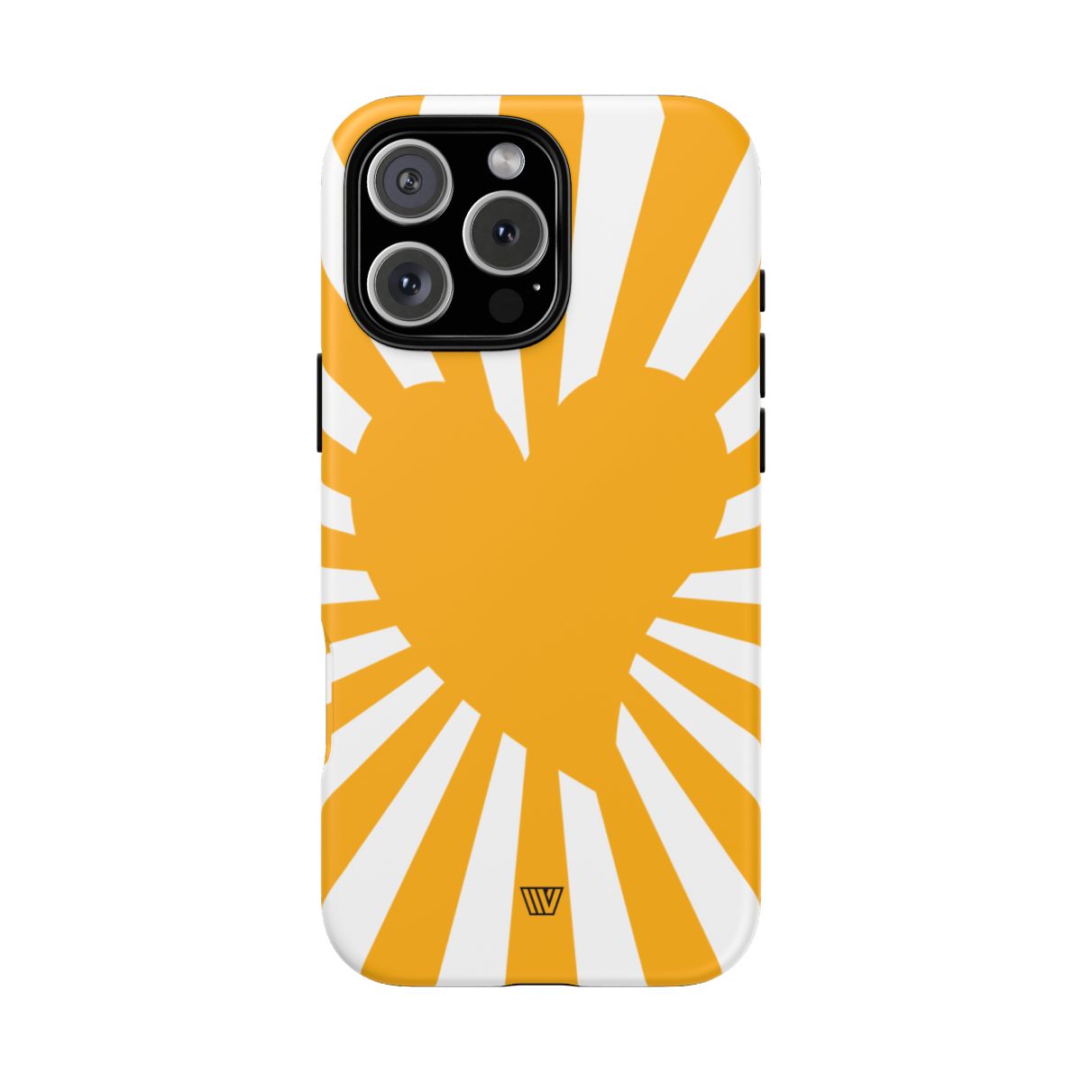 Heart Sun Rays Tough Phone Case with Impact Resistance