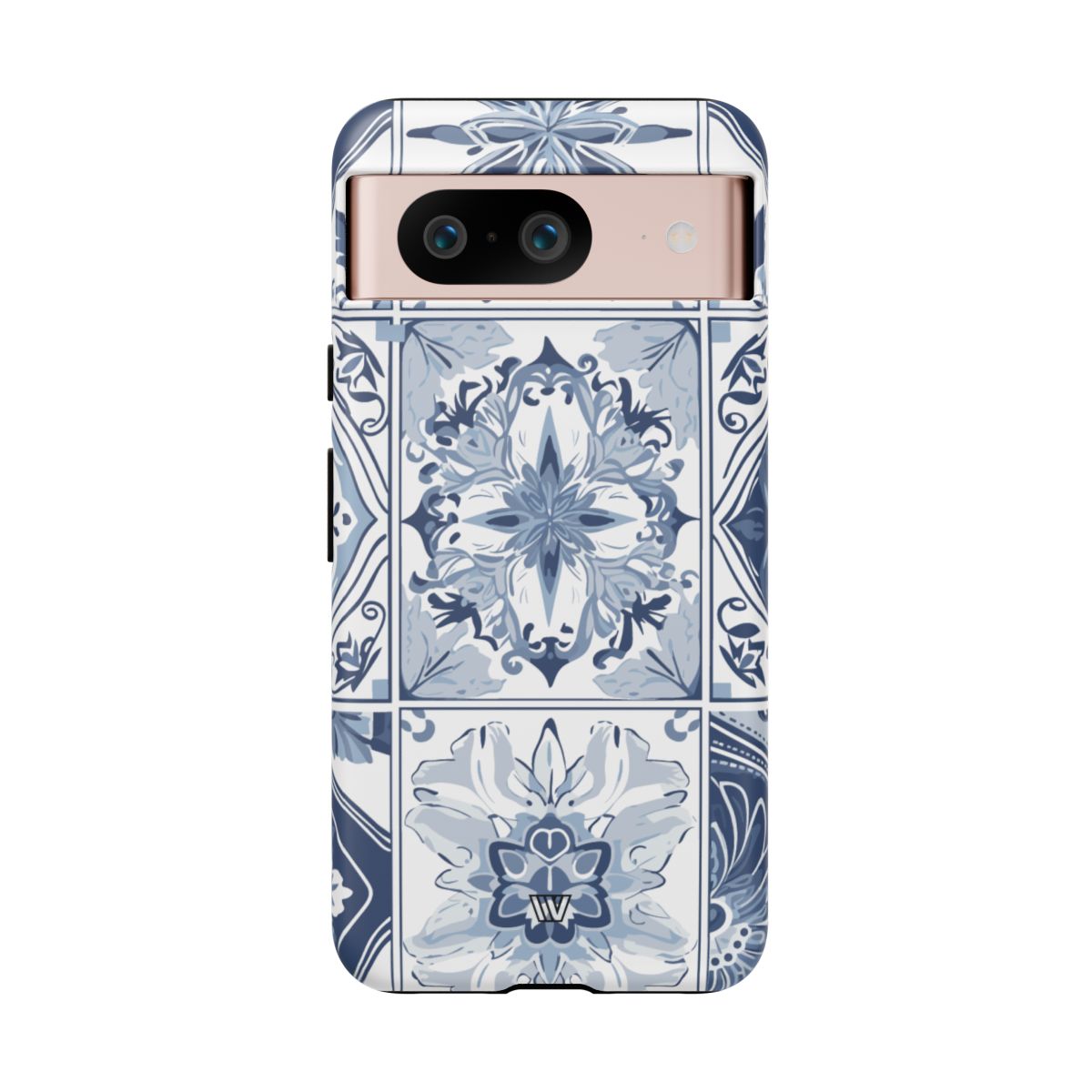 Blue White Tile Tough Impact-Resistant Phone Case