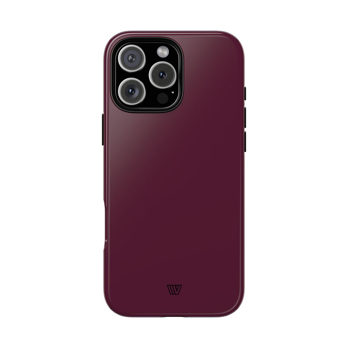 Tough Phone Case Wine Berry Protective Dual-Layer Polycarbonate Shell