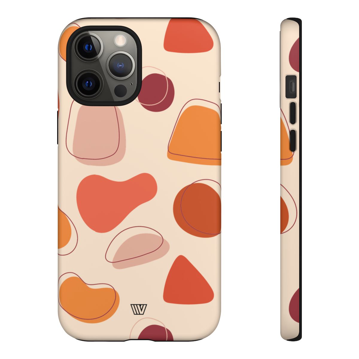 Tough Impact-Resistant Phone Case with Dual Layer WARM SHAPES