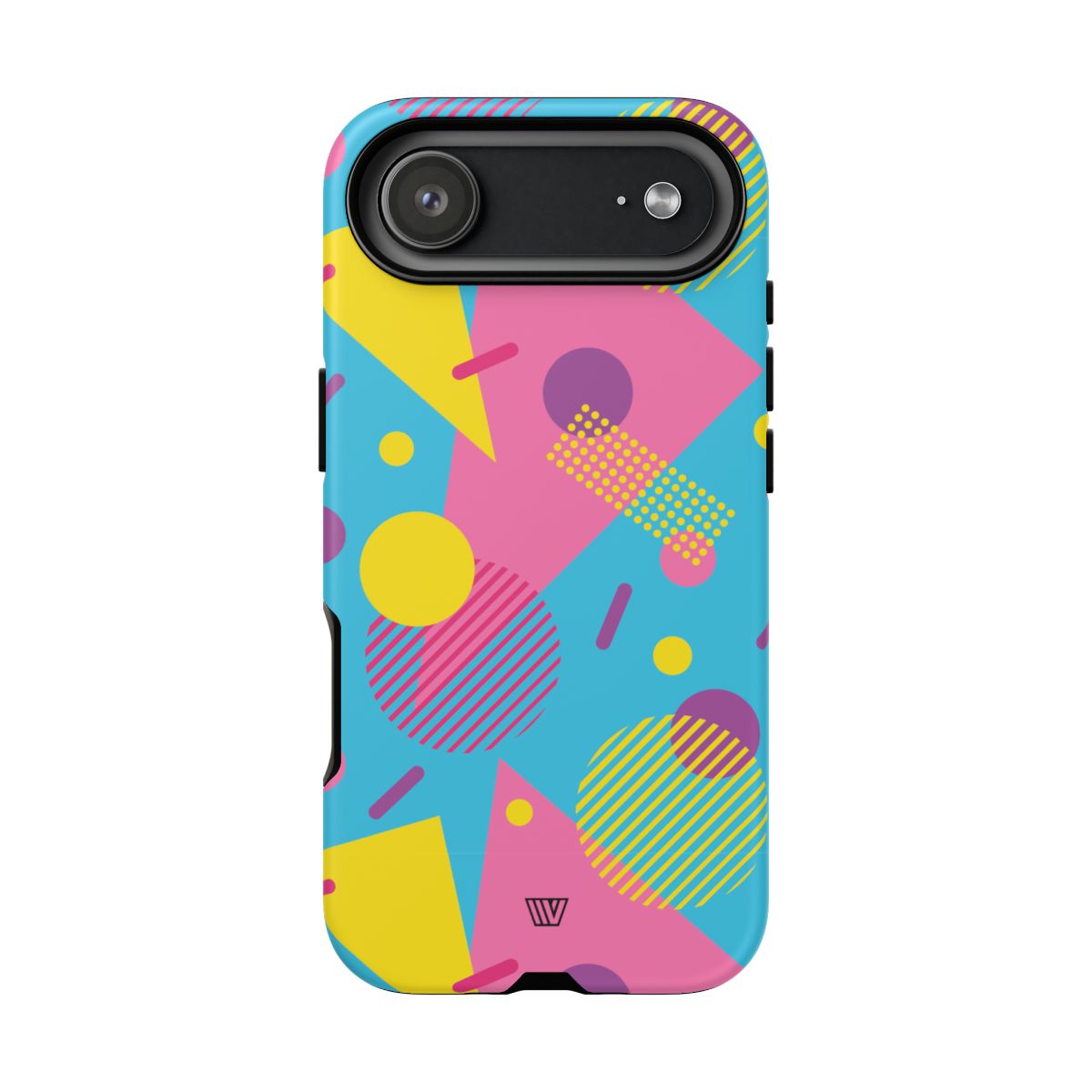Retro Pattern Light Blue Tough Phone Case