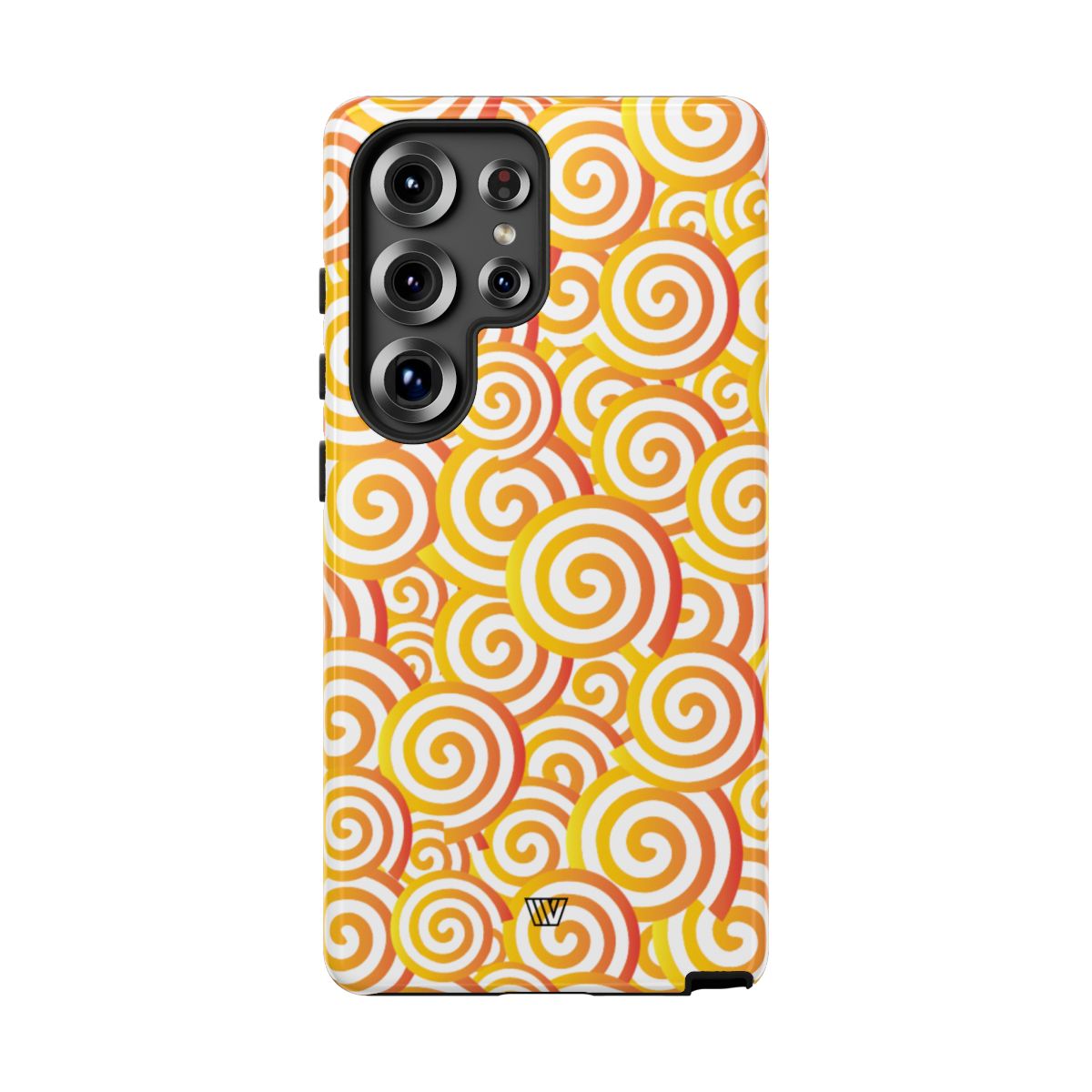 Abstract Spiral Orange Tough Phone Case