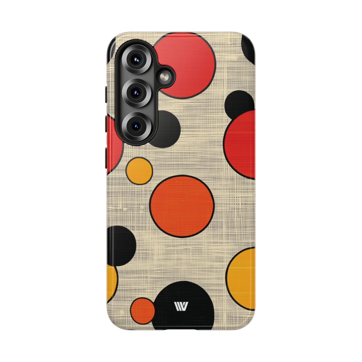 Tough Phone Case Mid-Century Dots Protective Cover