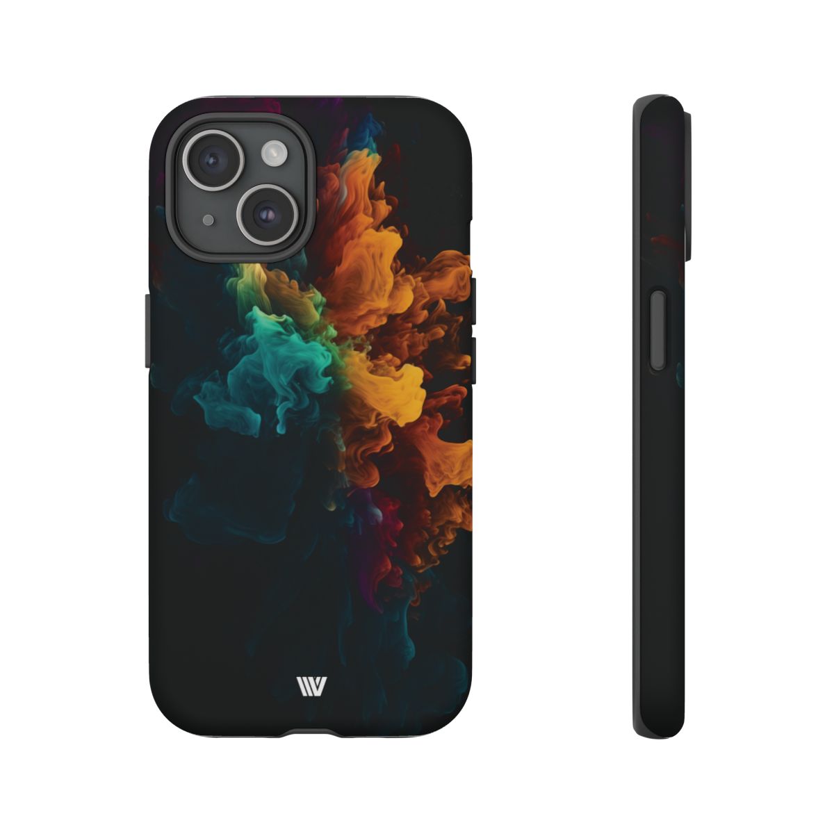 Tough Phone Case Dual-Layer Protection Color Burst