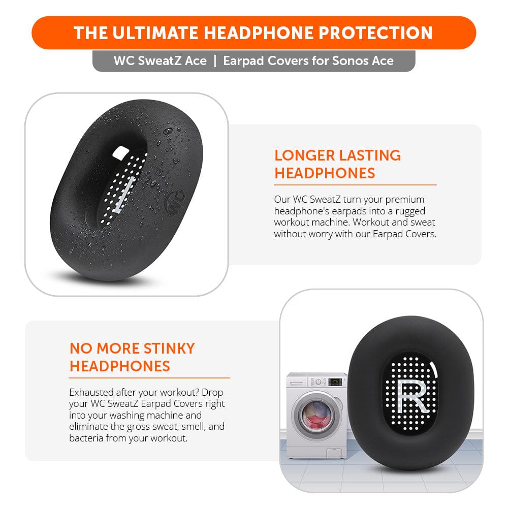 Sonos Ace Earpad Sweat Covers WC SweatZ Ace